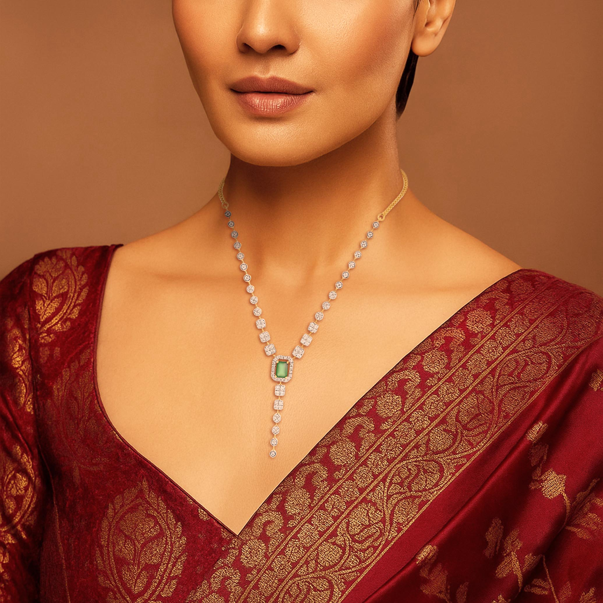 Aurelia Poise Diamond Necklace - Senco Gold and Diamonds