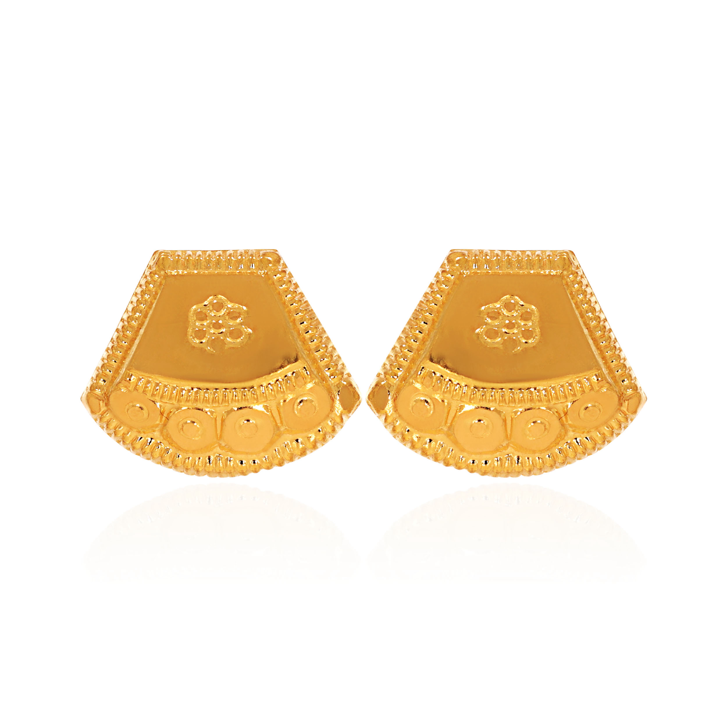 22K Yellow Gold Gold Studs Earrings-GP-D000712537 - Senco Gold and Diamonds