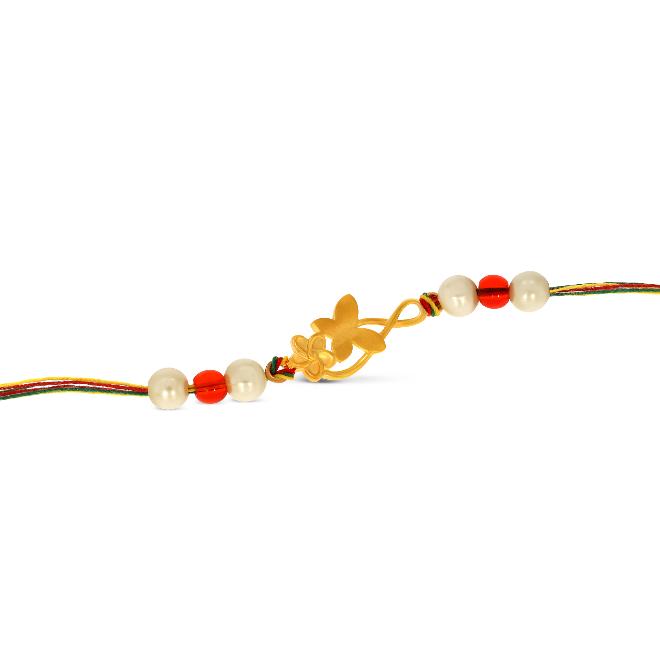 Bonded Bloom Gold Rakhi - Senco Gold and Diamonds