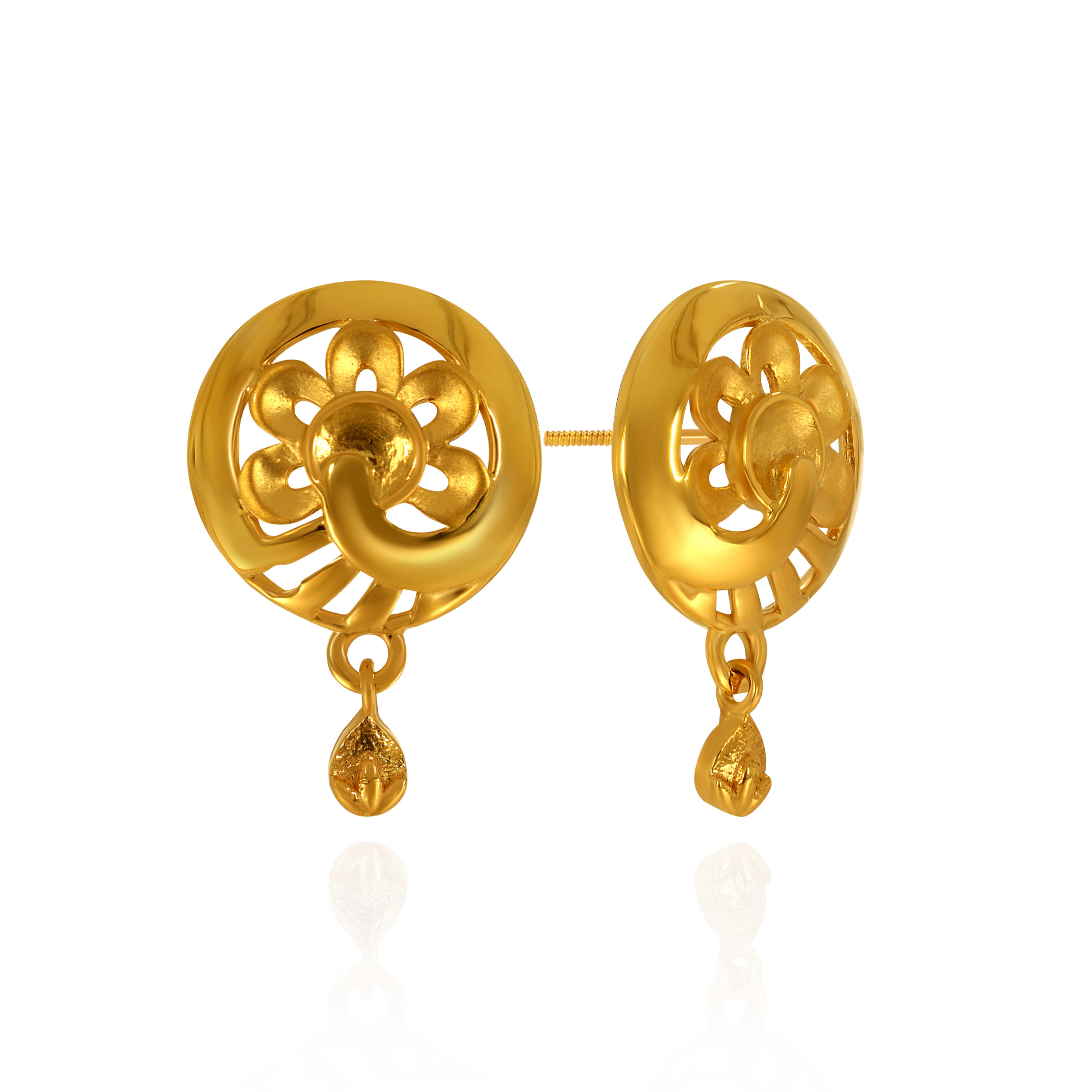Solstice Bloom Studs - Senco Gold and Diamonds
