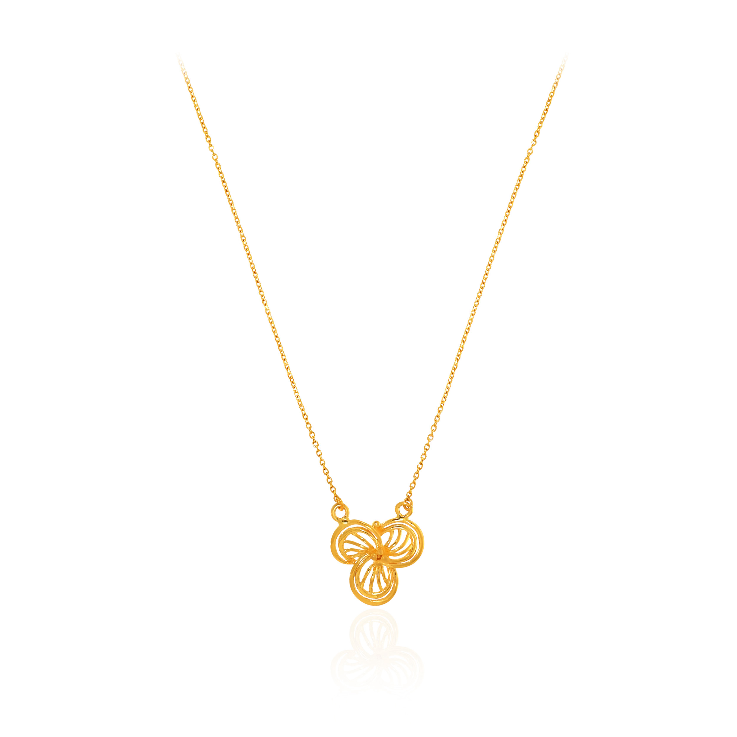 22K Yellow Gold Chain Pendant-GPN-D000777019 - Senco Gold and Diamonds