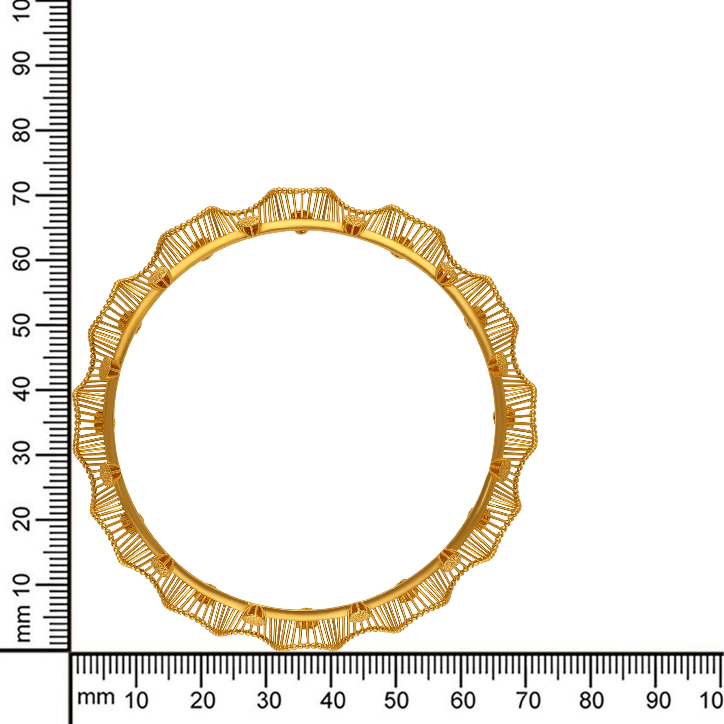 Ecliptica Spiral Gold Churi - Senco Gold and Diamonds