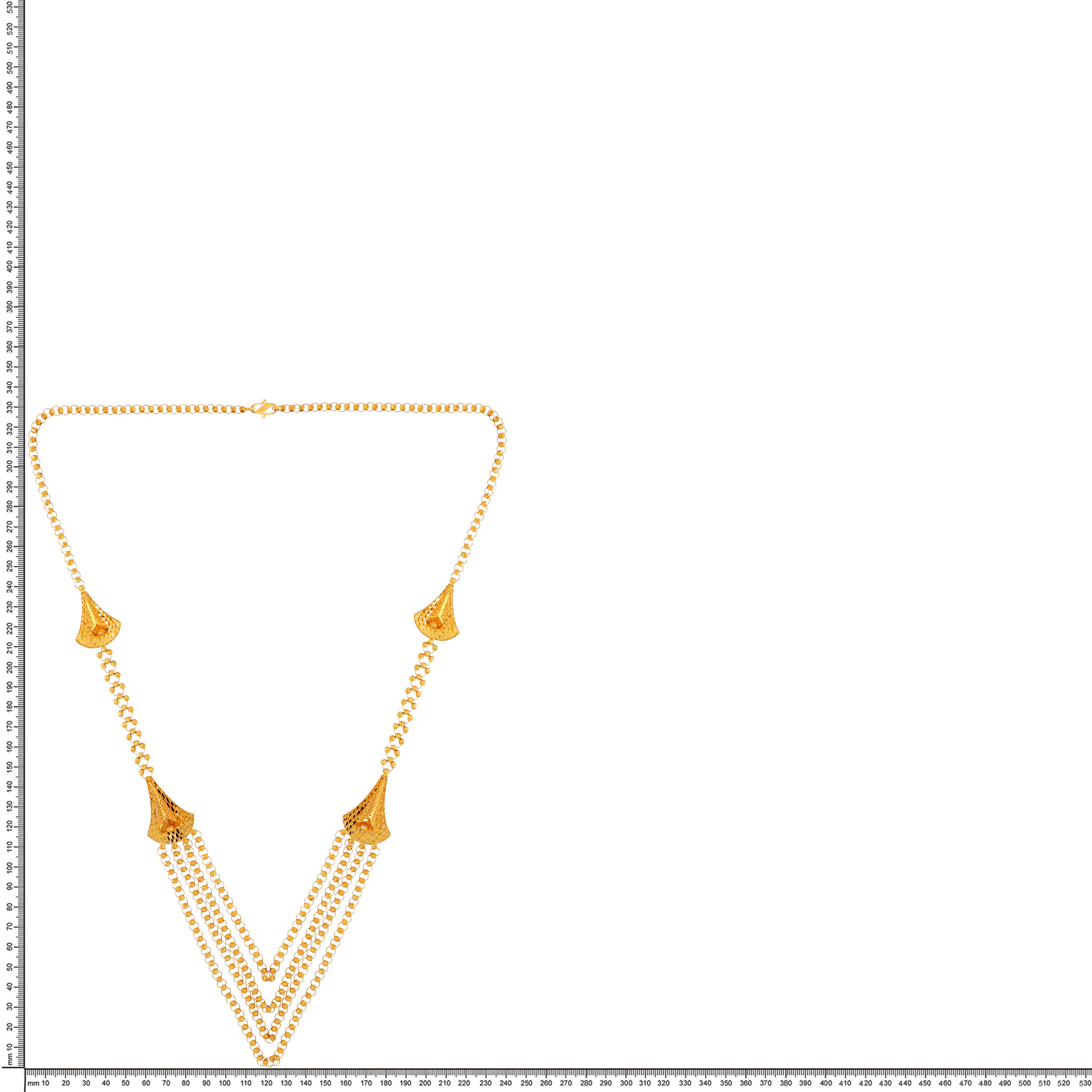Royal Layered Gold Chain - Senco Gold and Diamonds