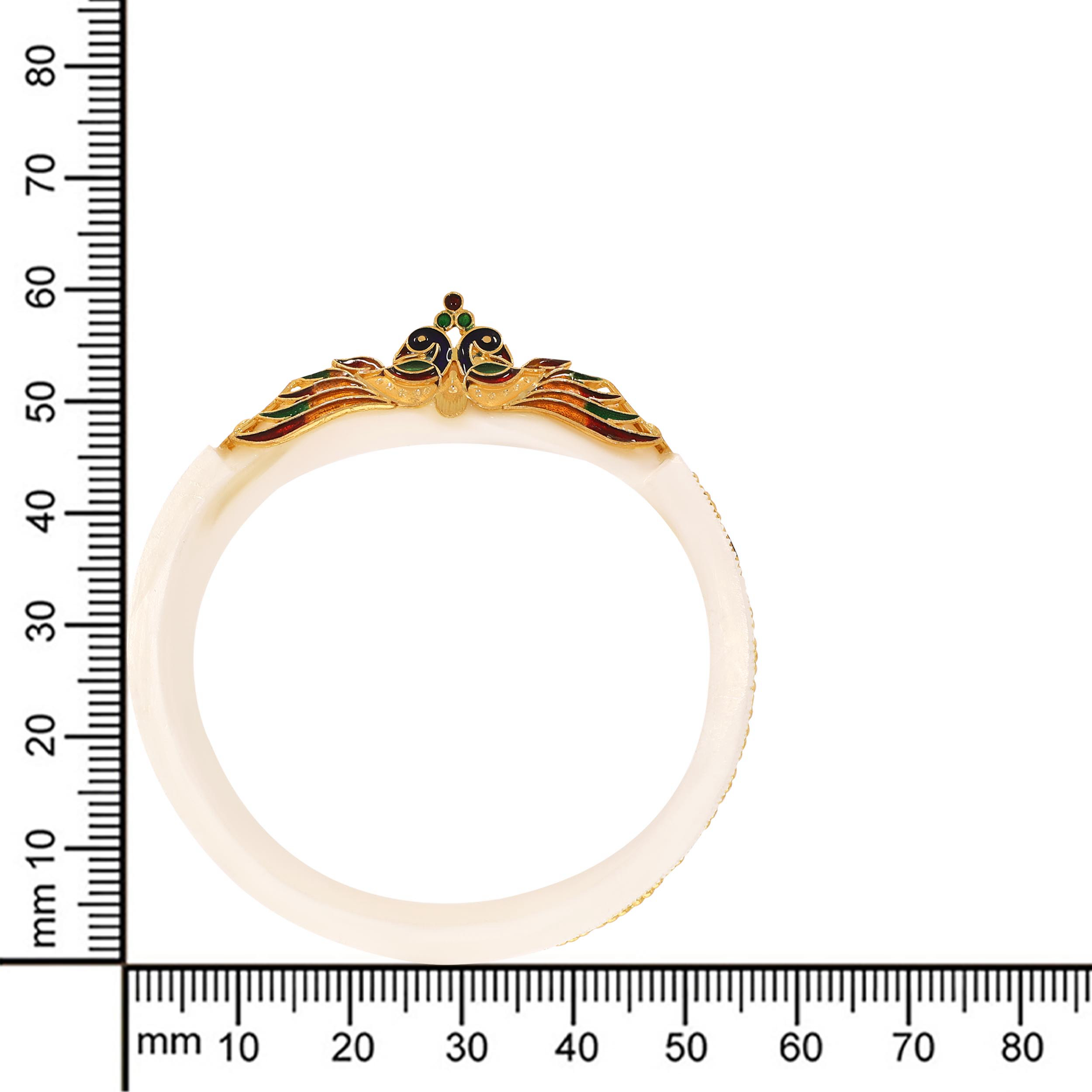 Royal Peacock Gold Sankha - Senco Gold and Diamonds