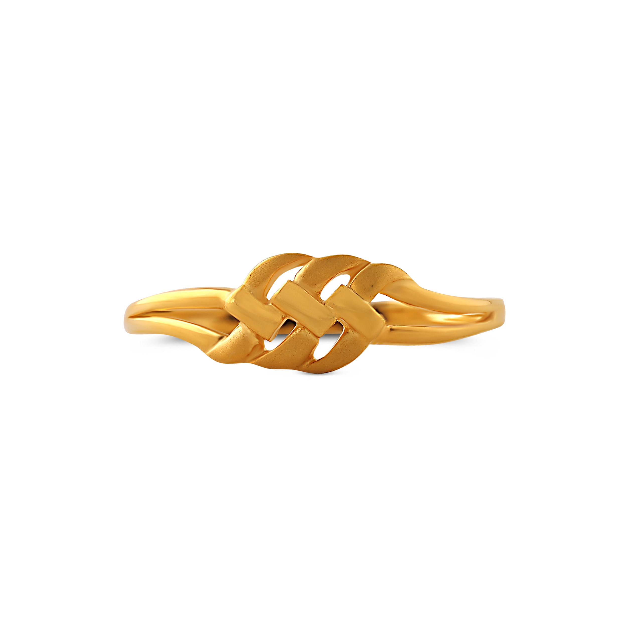 Chic Interwoven Gold Ring - Senco Gold and Diamonds