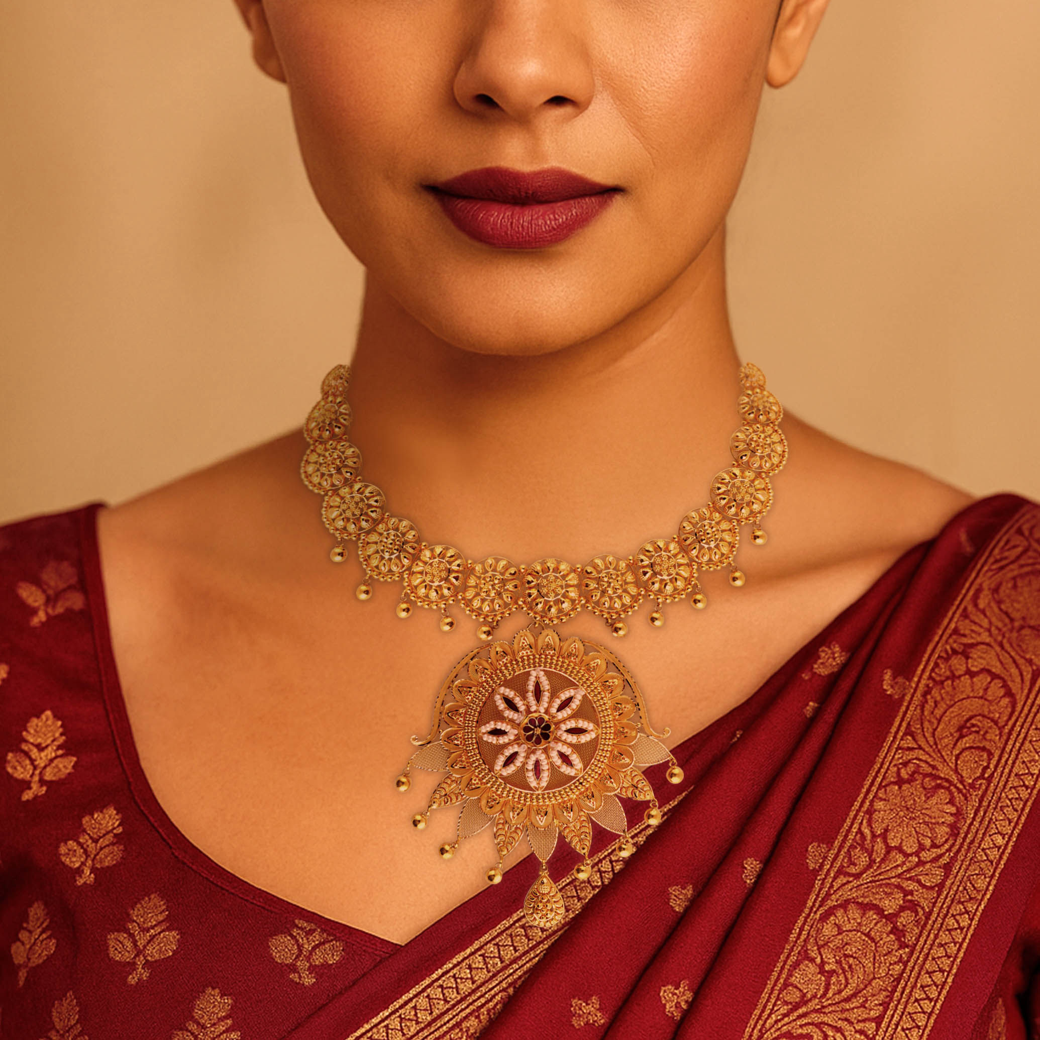 Opulent Heritage Gold Necklace - Senco Gold and Diamonds