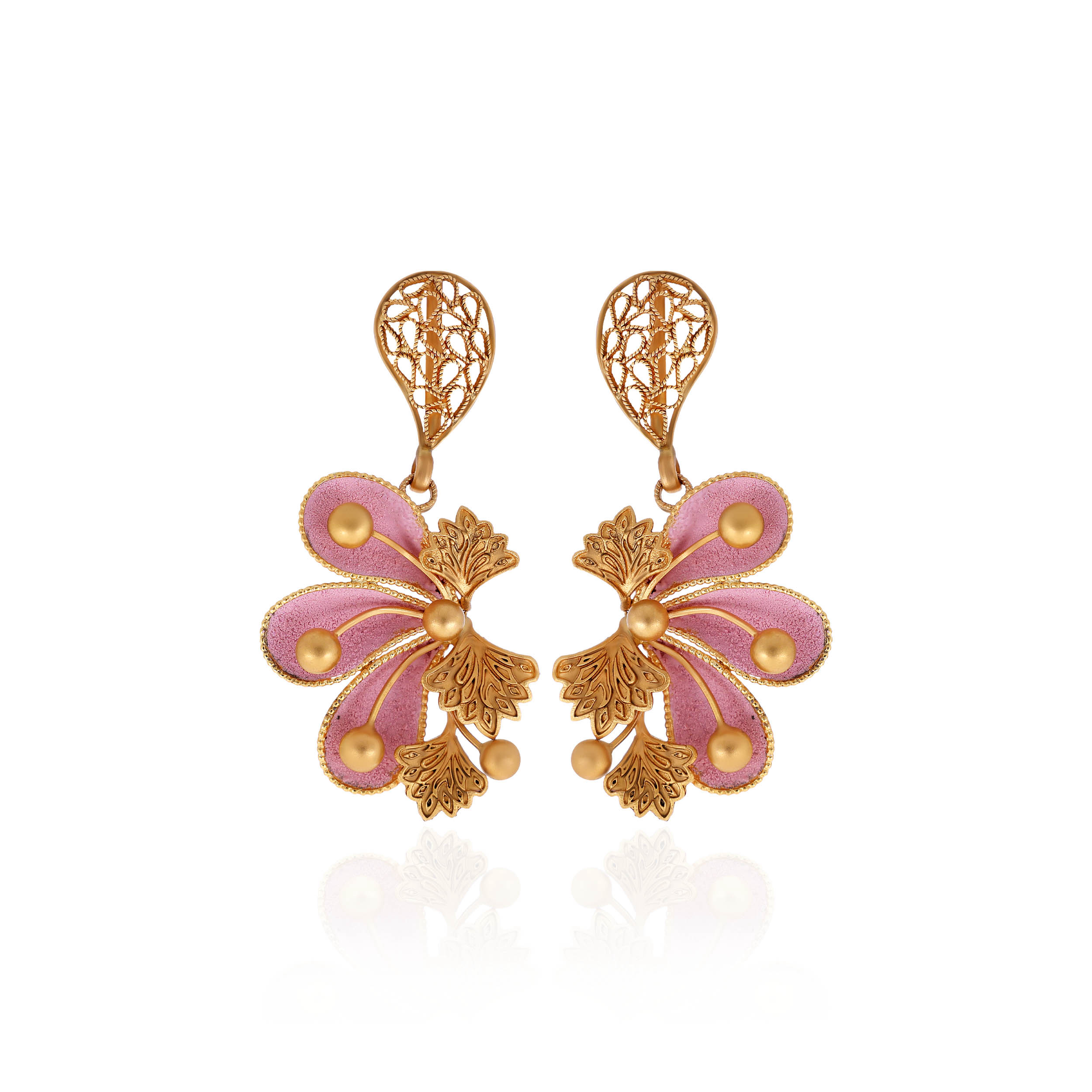 22K Yellow Gold Earrings-GPGN-D000760630 - Senco Gold and Diamonds