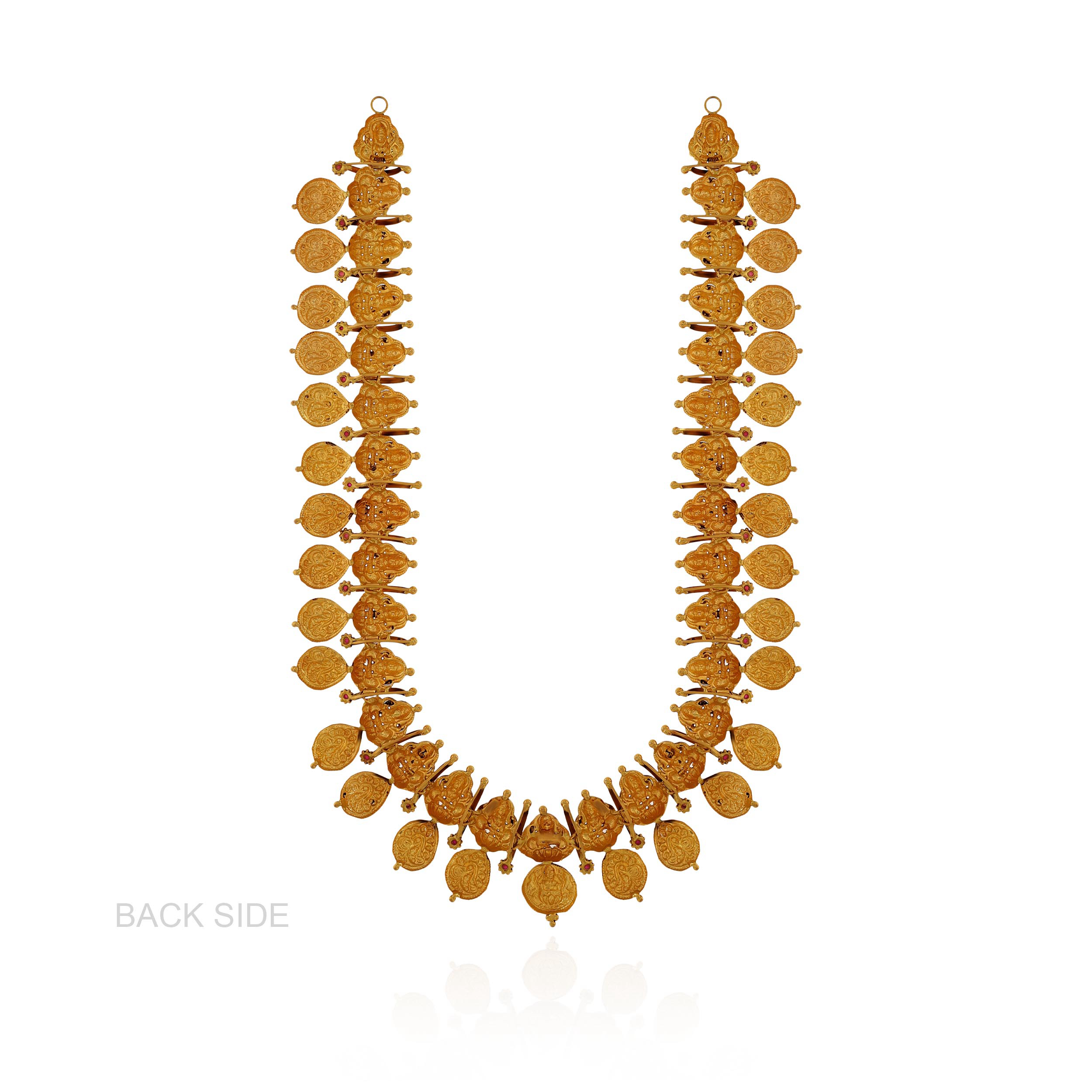 Goddess Lakshmi Heritage Gold Necklace - Senco Gold and Diamonds