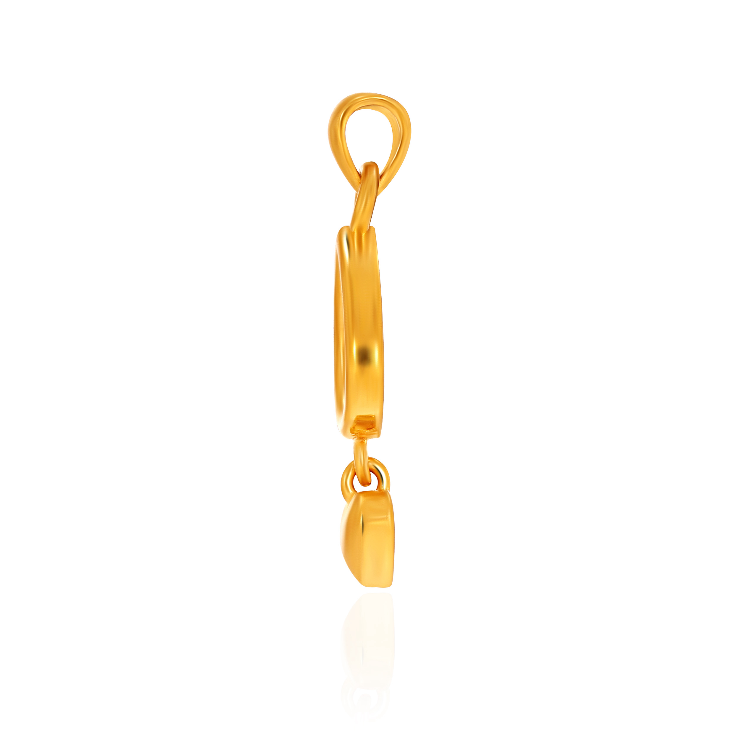 Classic Charm Gold Pendant - Senco Gold and Diamonds