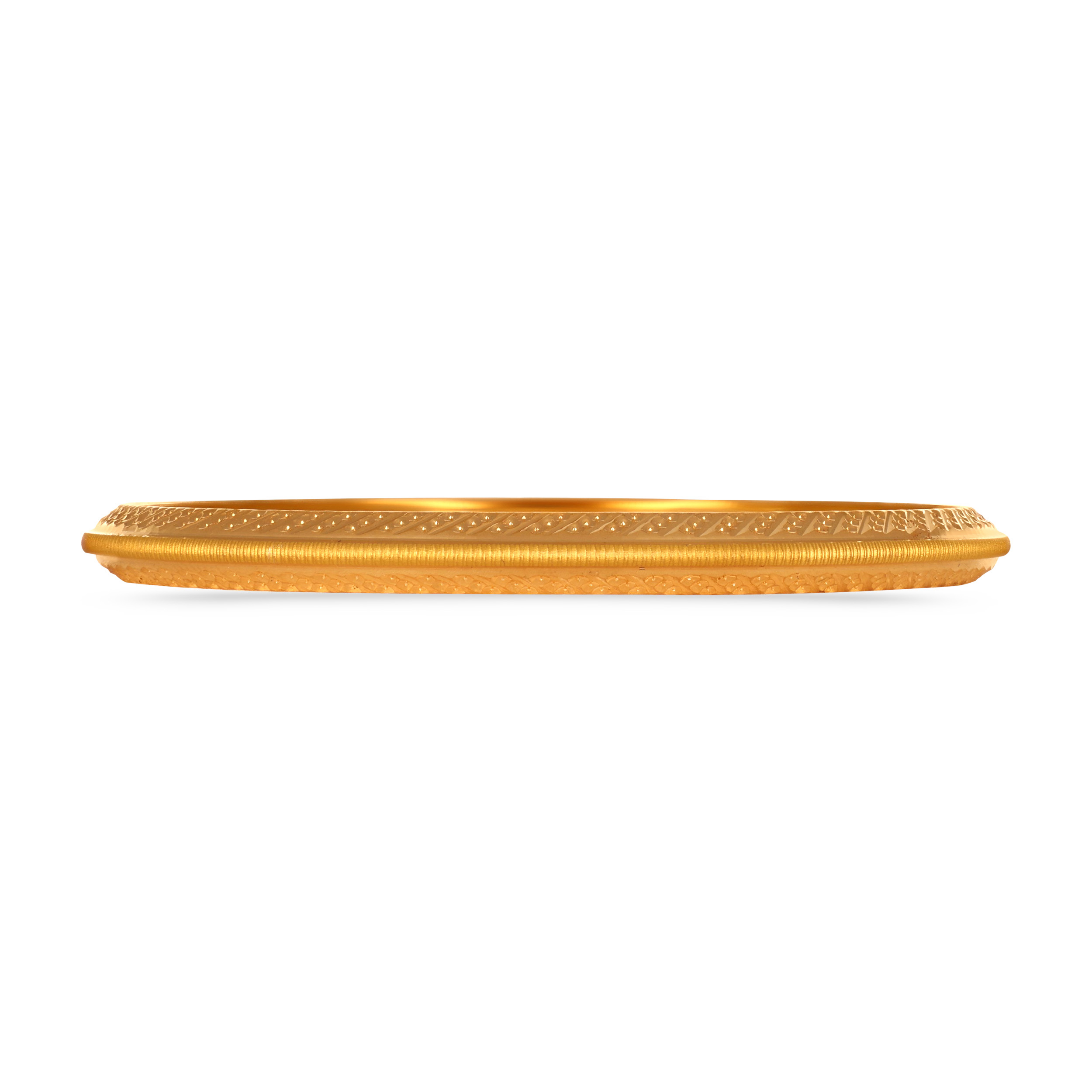 Luminous Strand Gold Bangle - Senco Gold and Diamonds