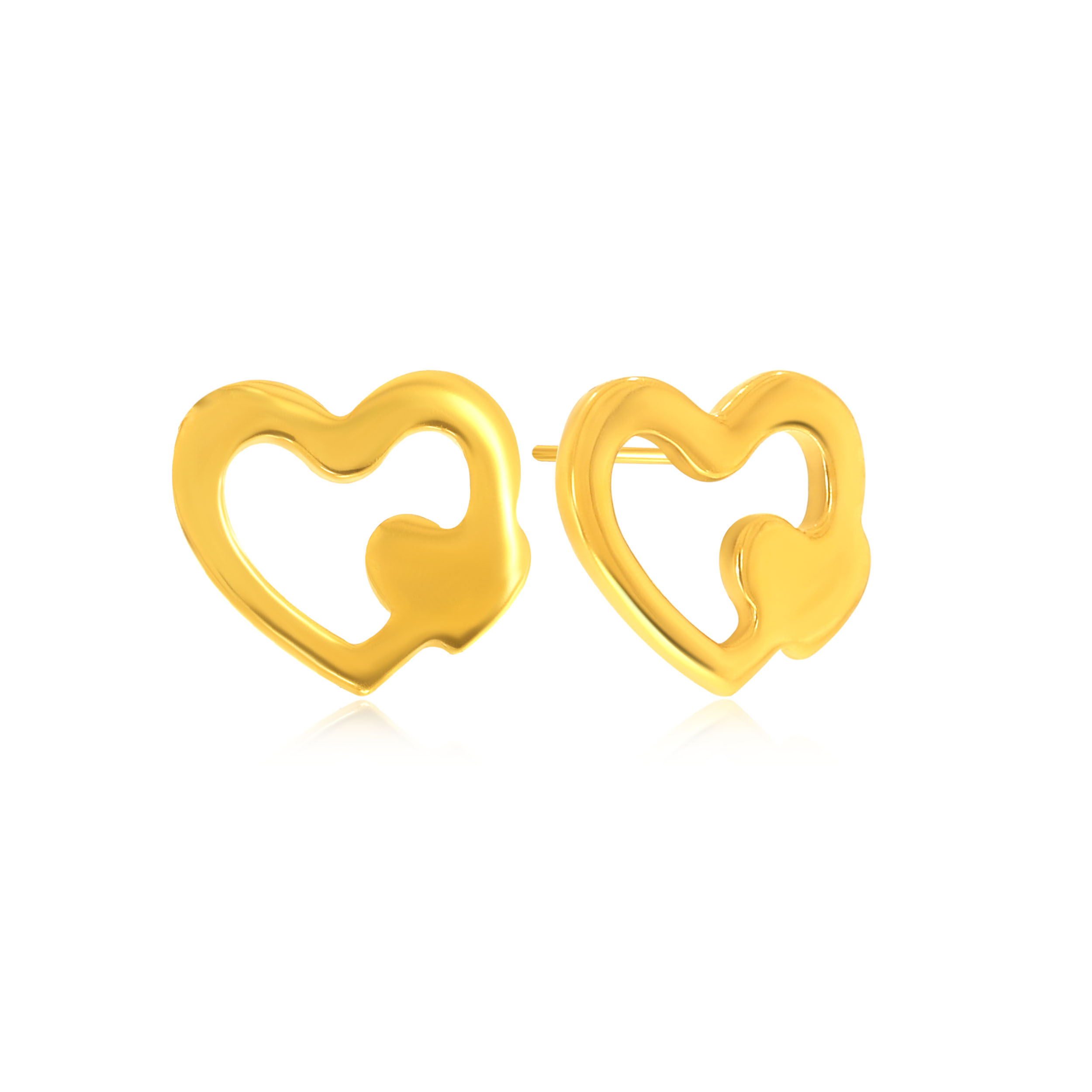 Merry Heart Kids Gold Studs - Senco Gold and Diamonds