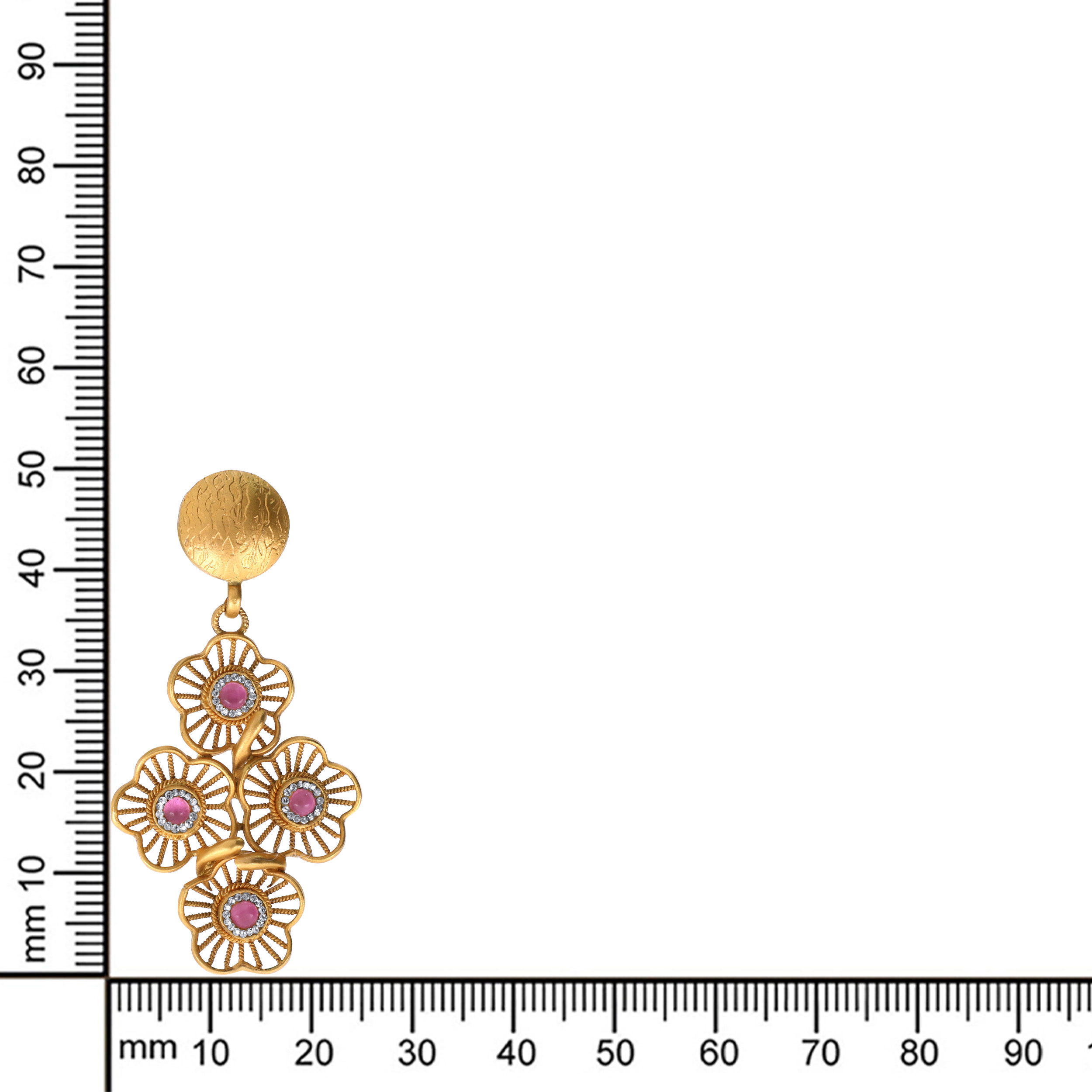 22K Yellow Gold Earrings-GPGN-D000760631 - Senco Gold and Diamonds