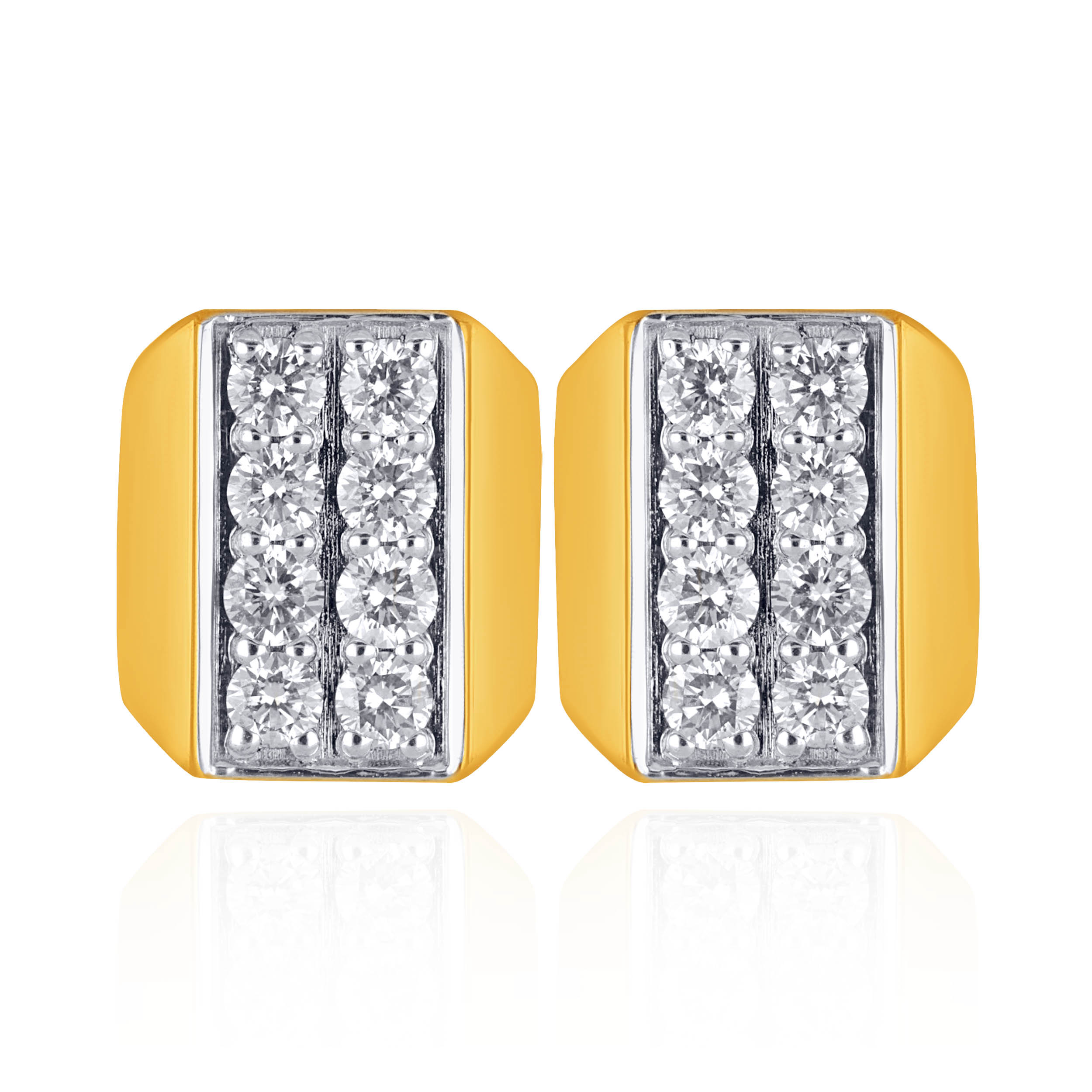 Sculpt Precision Diamond Studs - Senco Gold and Diamonds