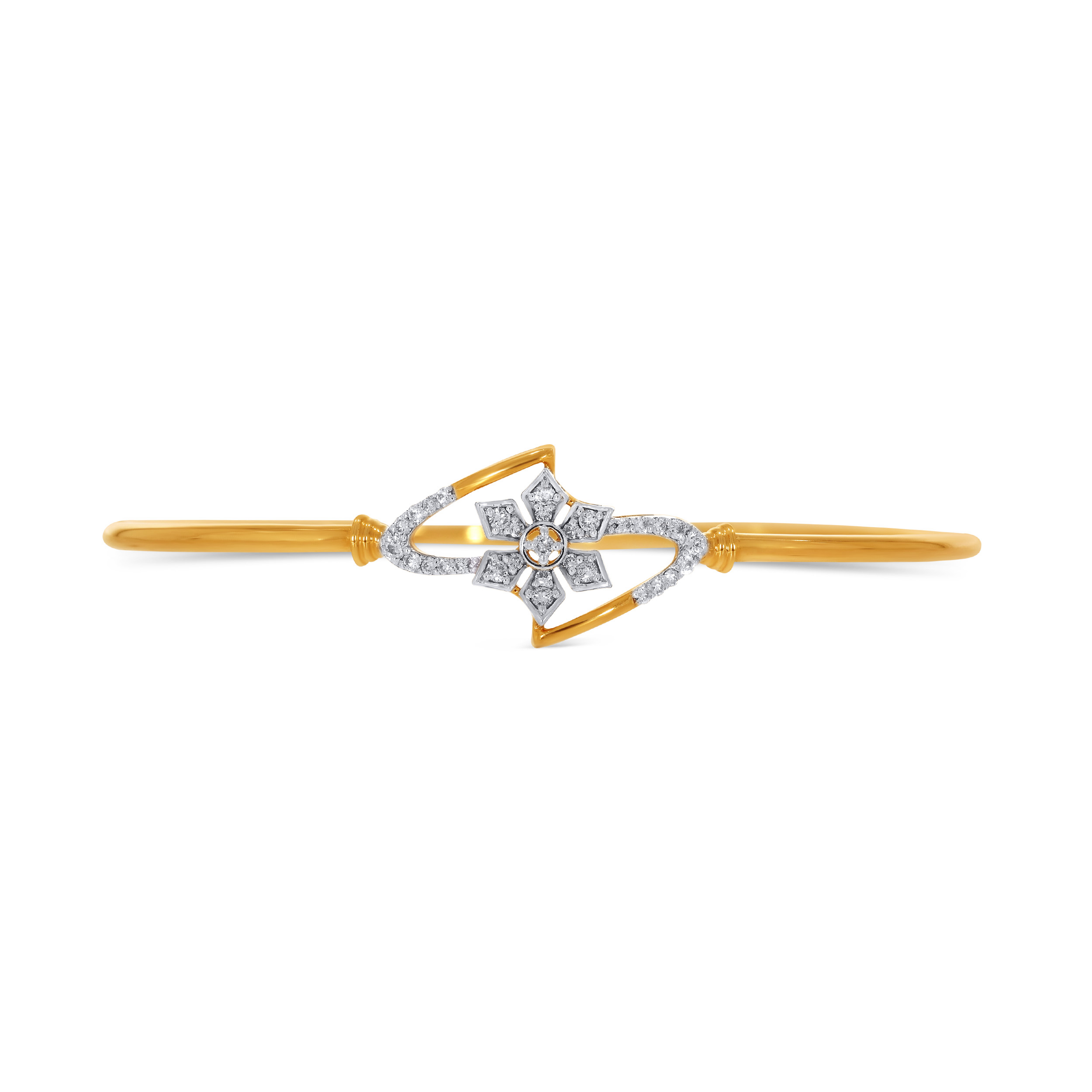Sophisticated Sparkle Diamond Noa Bangle - Senco Gold and Diamonds