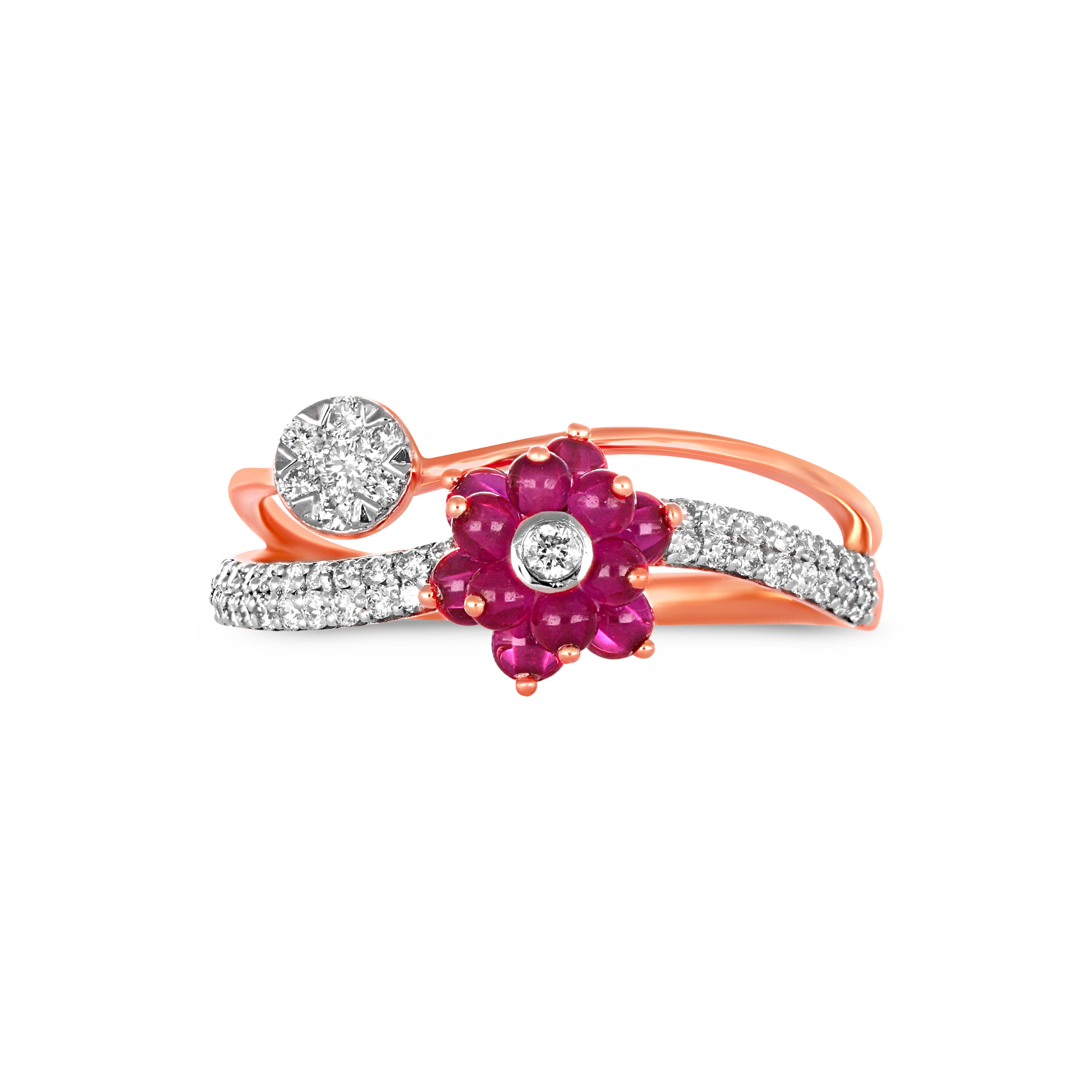 Berry Aesthetic Diamond Ring - Senco Gold and Diamonds