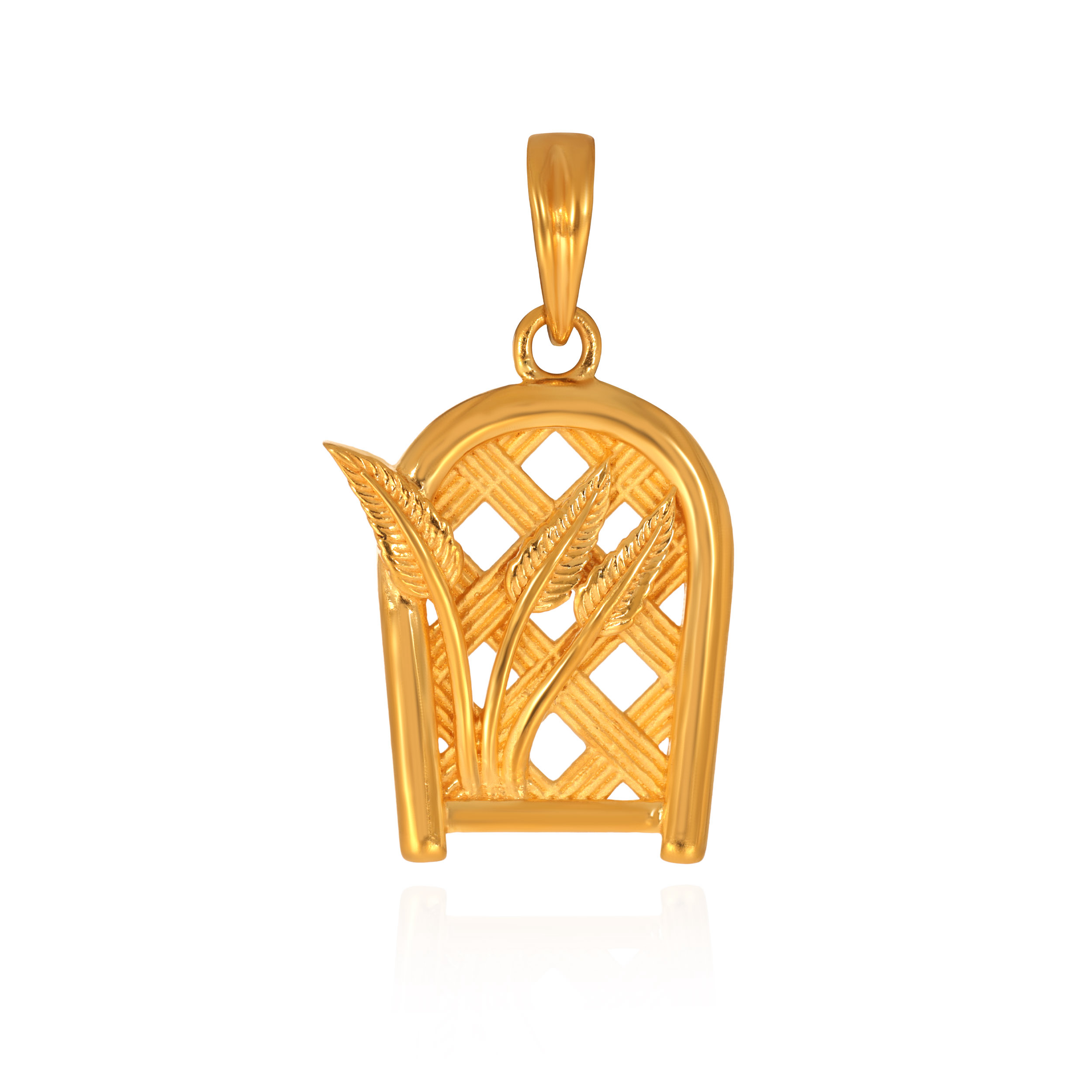 Divine Weave Gold Pendant - Senco Gold and Diamonds