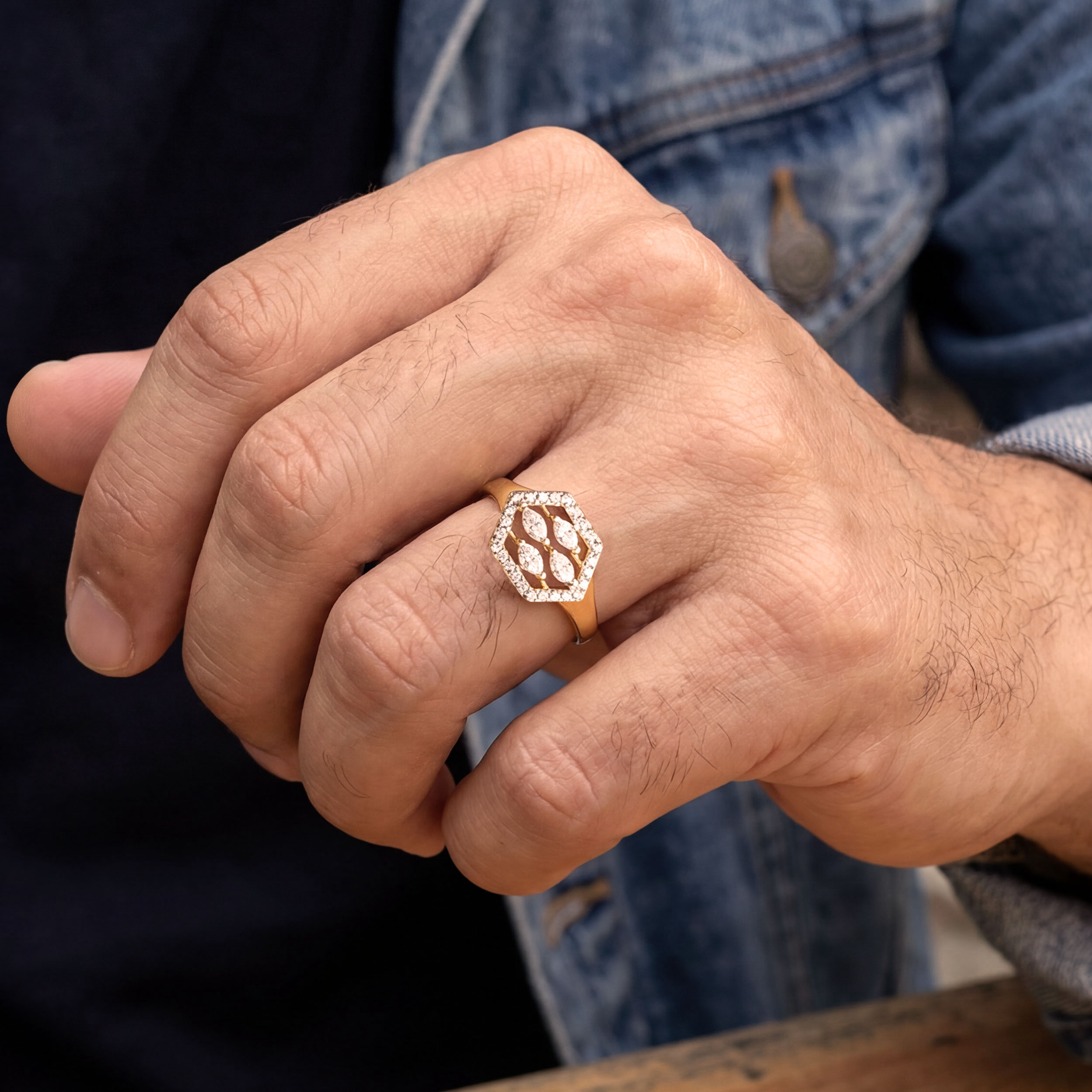 Eminence Marquise Diamond Ring alternate view 3