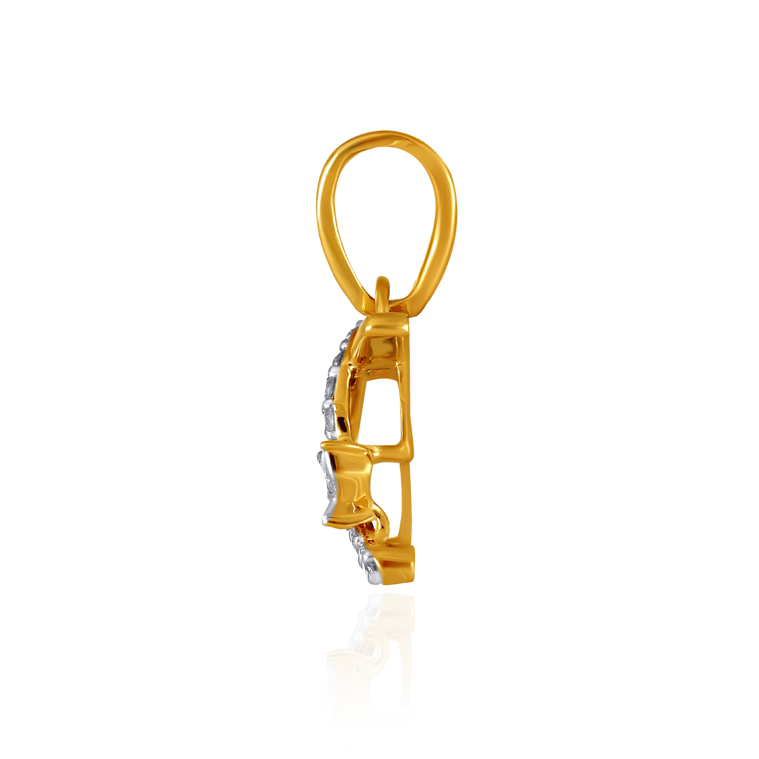 Luminous Arc Diamond Pendant - Senco Gold and Diamonds