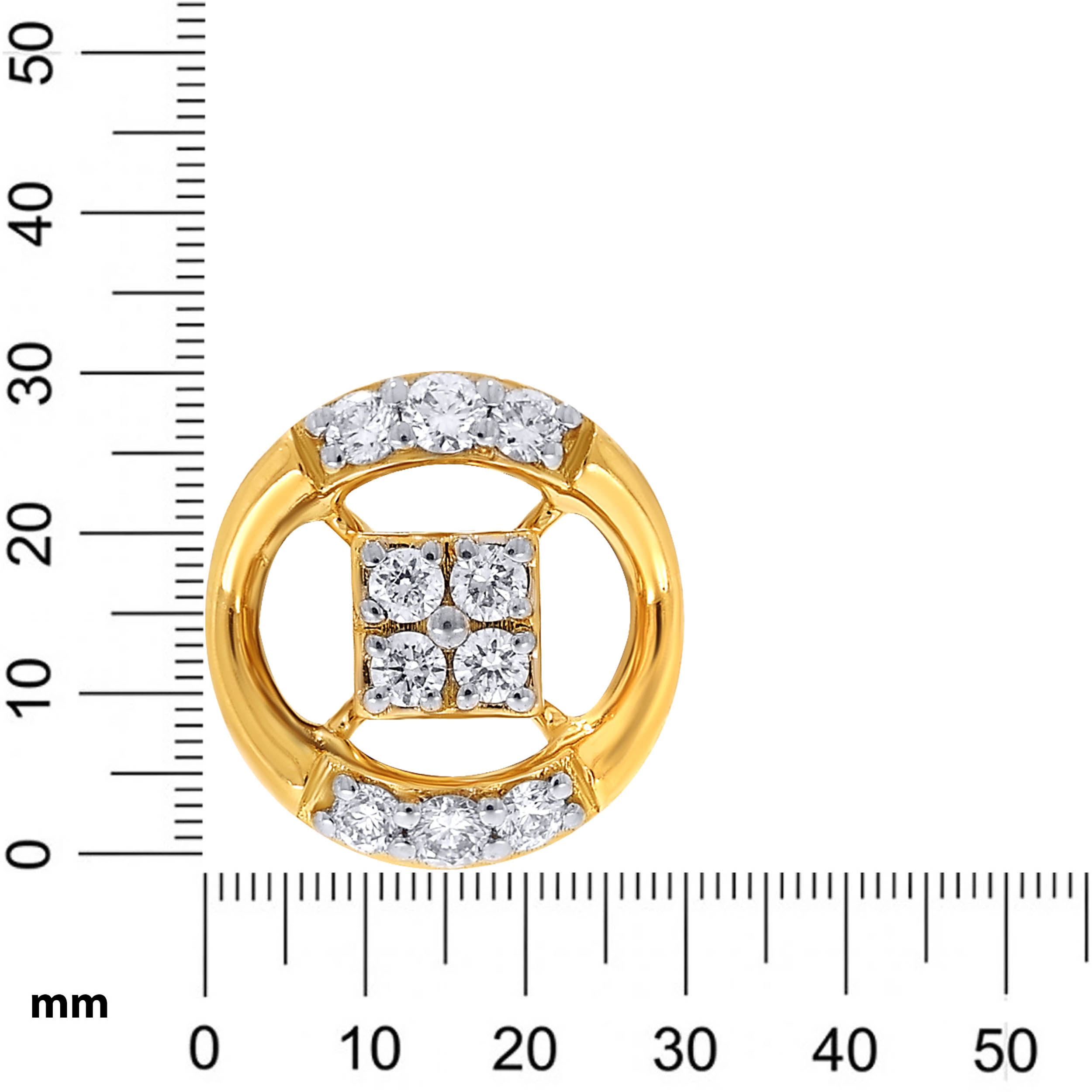 Classy Styled Diamond Studs - Senco Gold and Diamonds