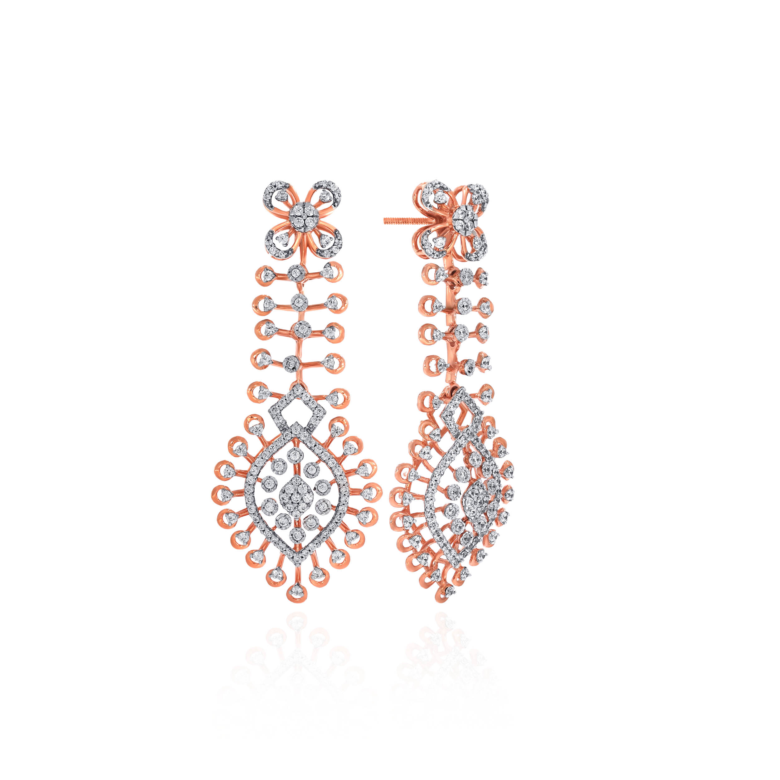 Symphony of Starlight Diamond Earrings - Senco Gold and Diamonds
