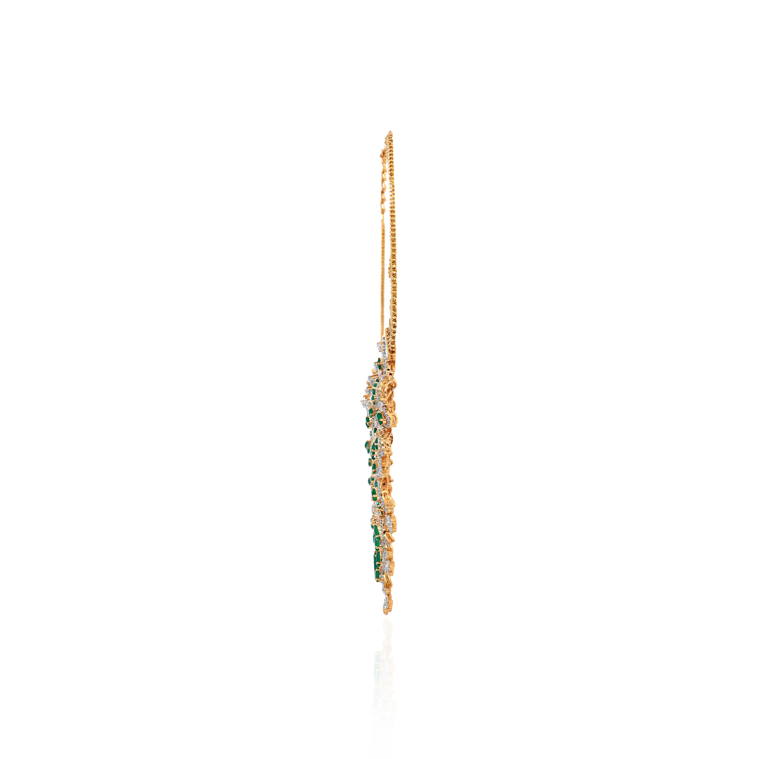 14K Yellow Gold Diamond Necklace-DGN-D000786229 - Senco Gold and Diamonds
