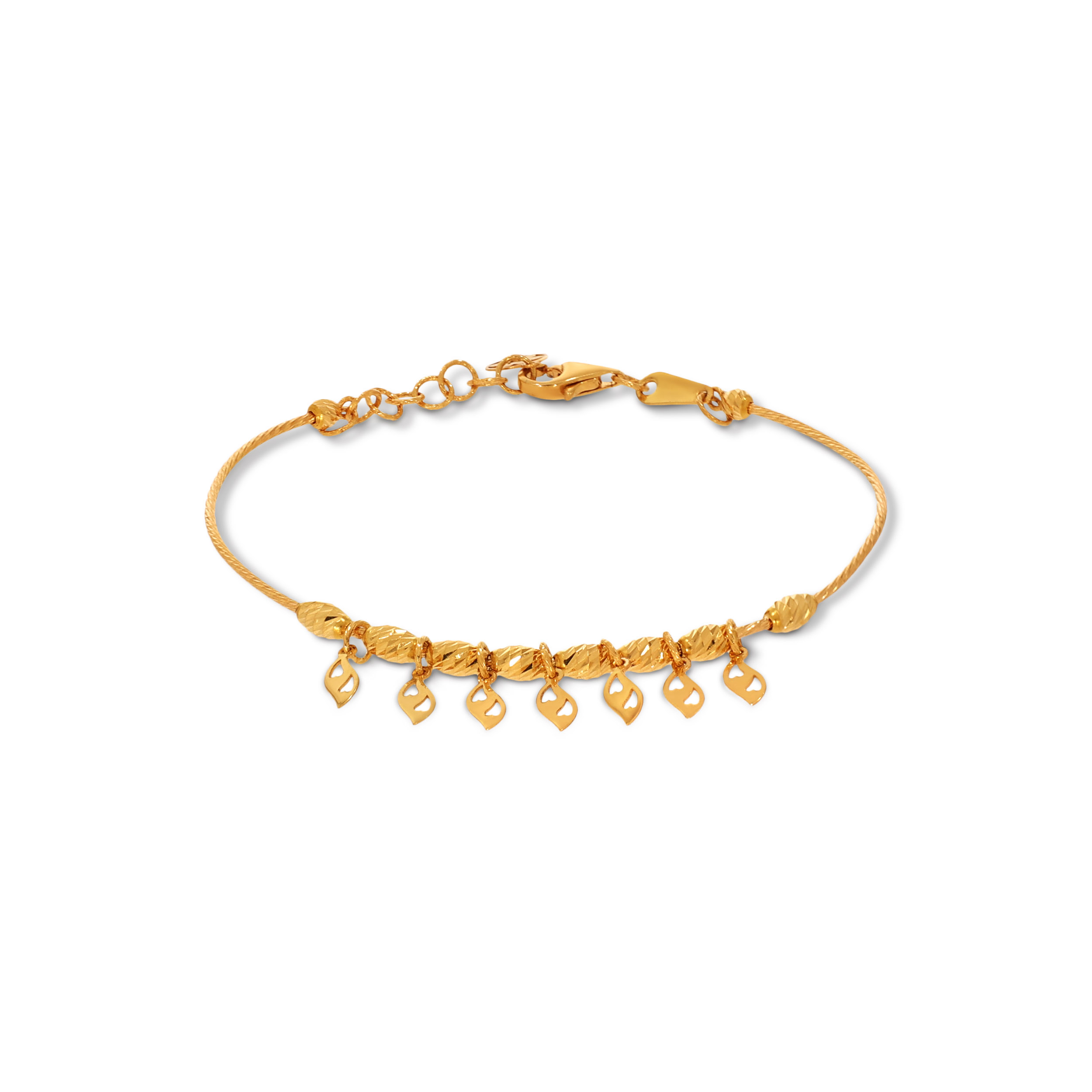 Dewdrop Gleam Gold Bracelet - Senco Gold and Diamonds