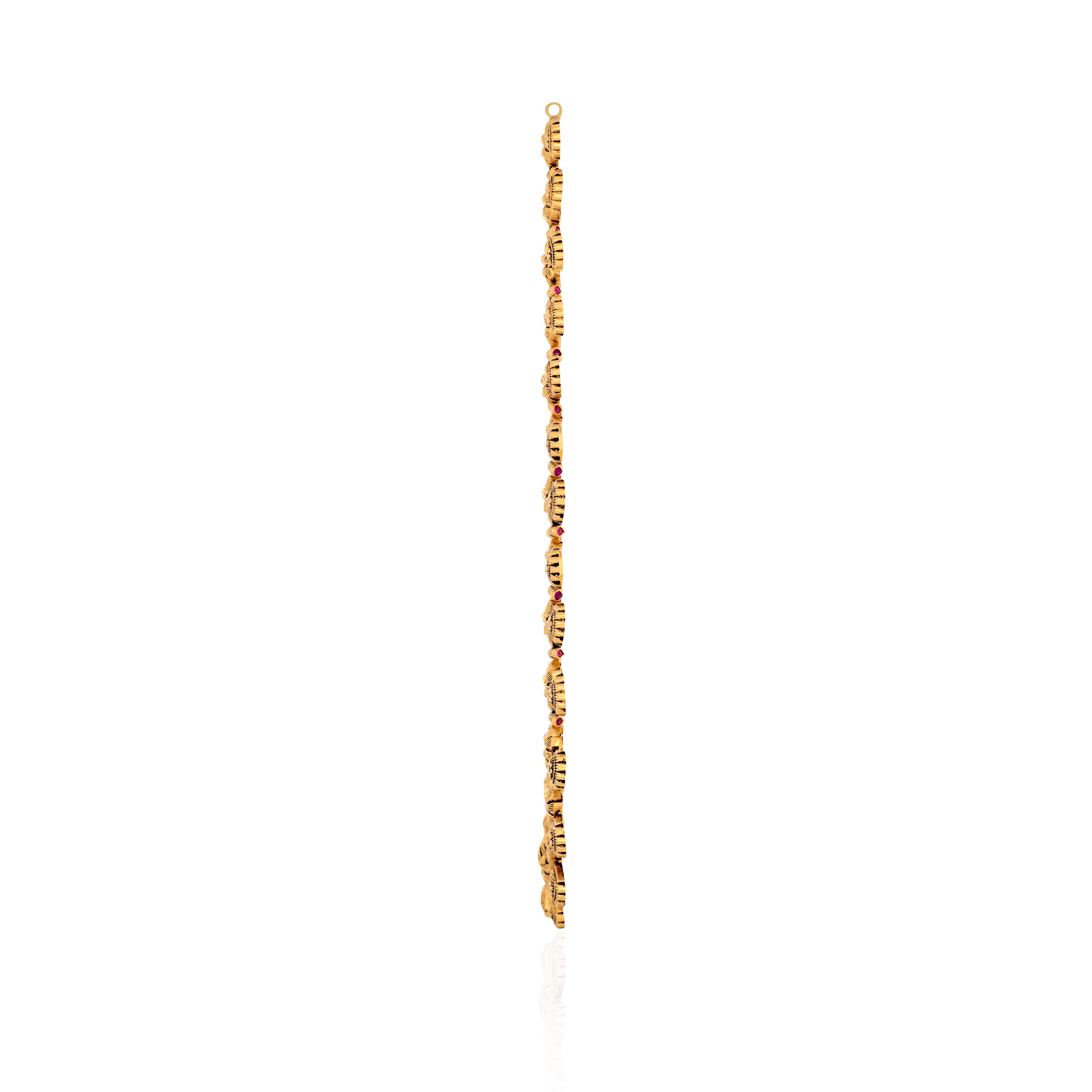 Heritage Glory Antique Gold Long Necklace - Senco Gold and Diamonds