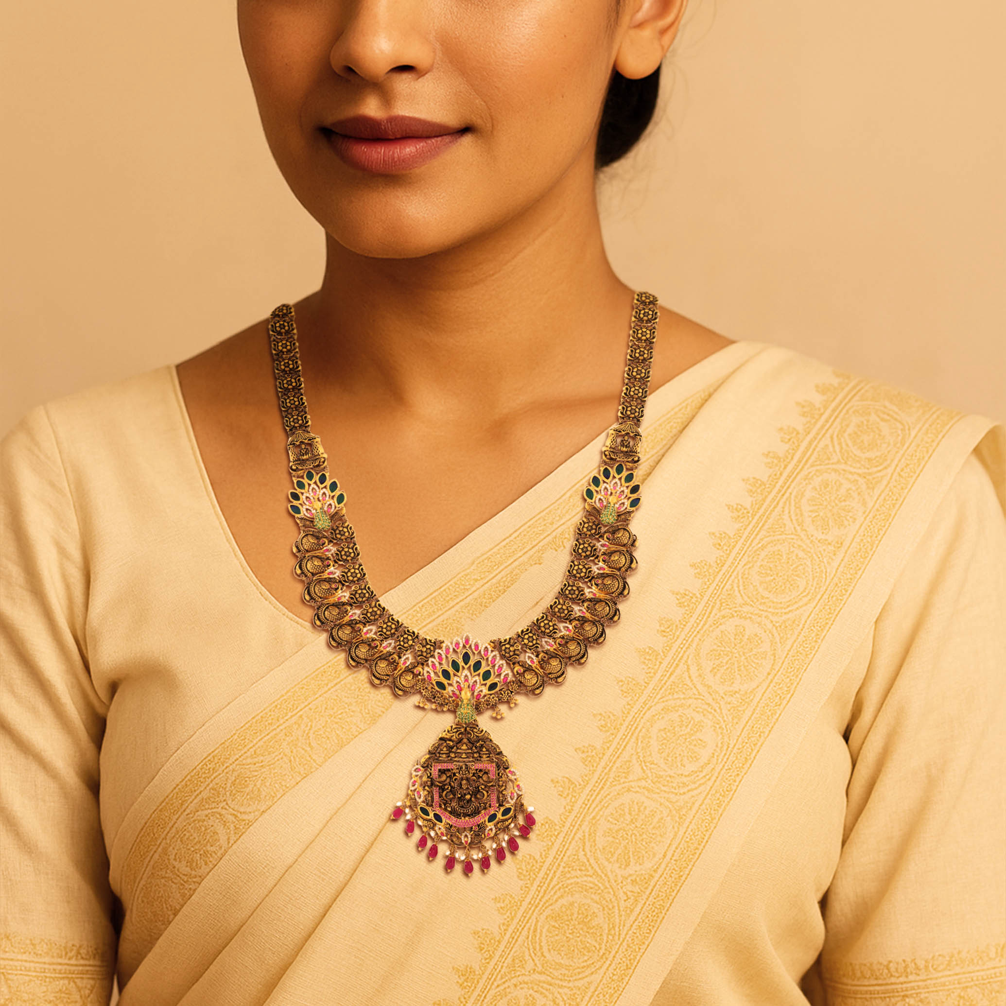 Temple Veil Enchanted Gold Necklace - Senco Gold and Diamonds