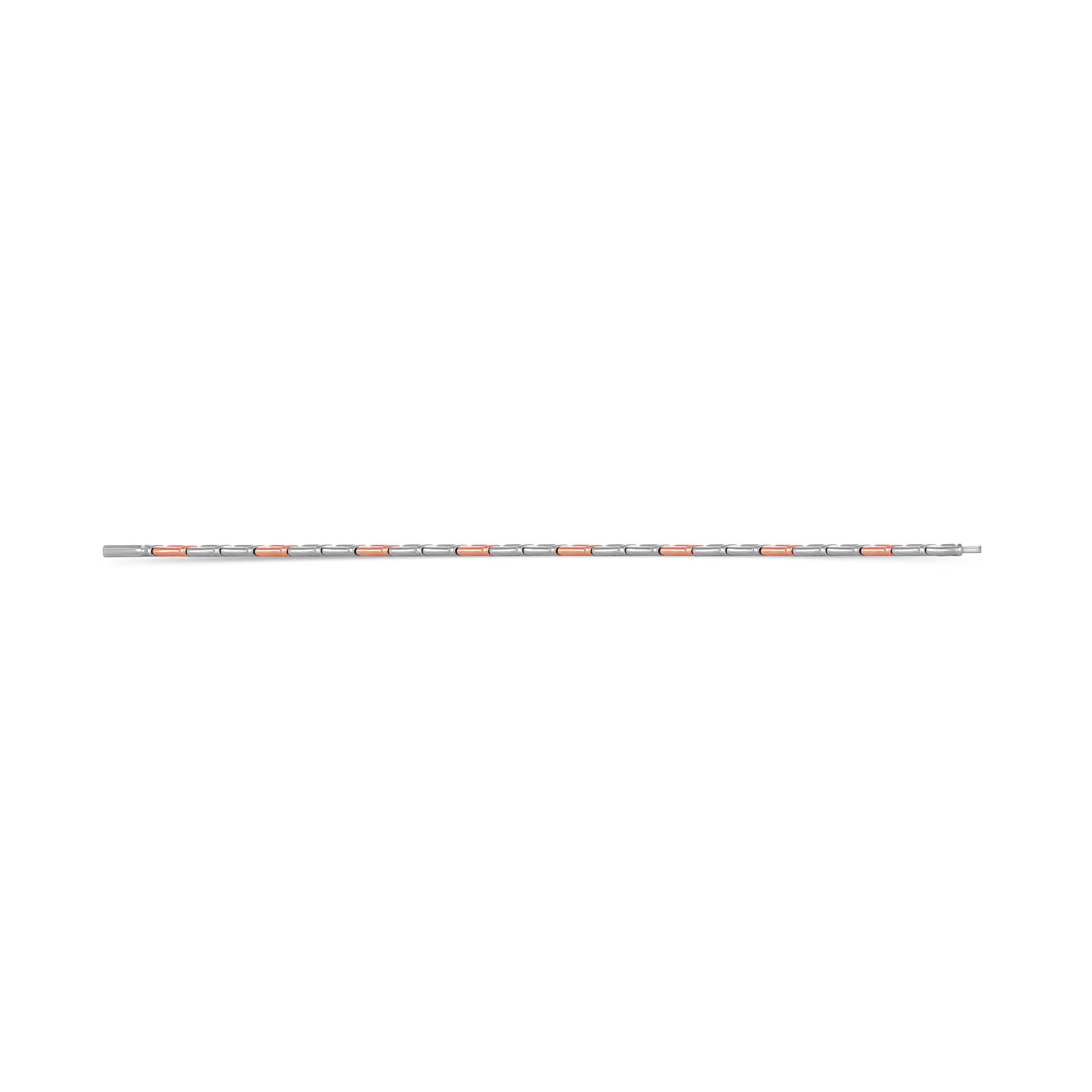 Linear Harmony Sleek Platinum Wristlet - Senco Gold and Diamonds
