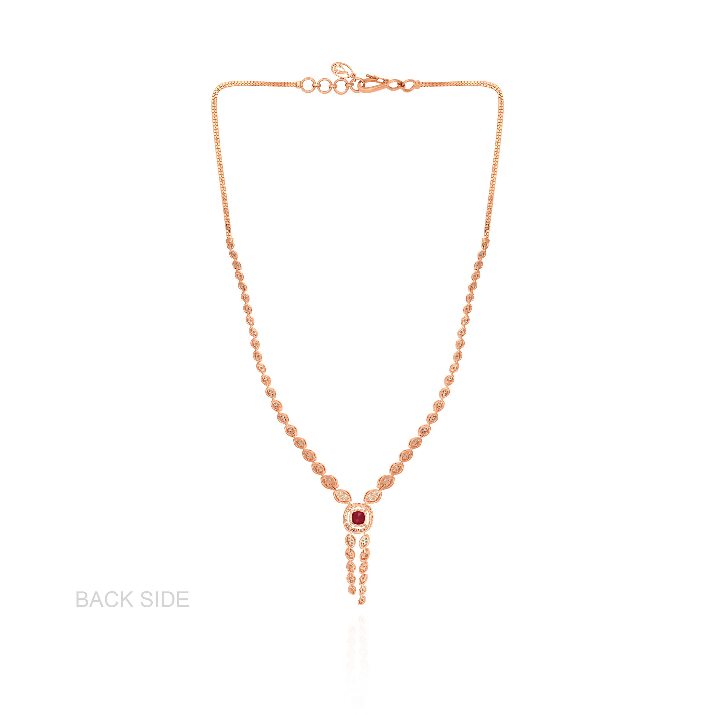 Ruby Prism Luxe Diamond Necklace - Senco Gold and Diamonds
