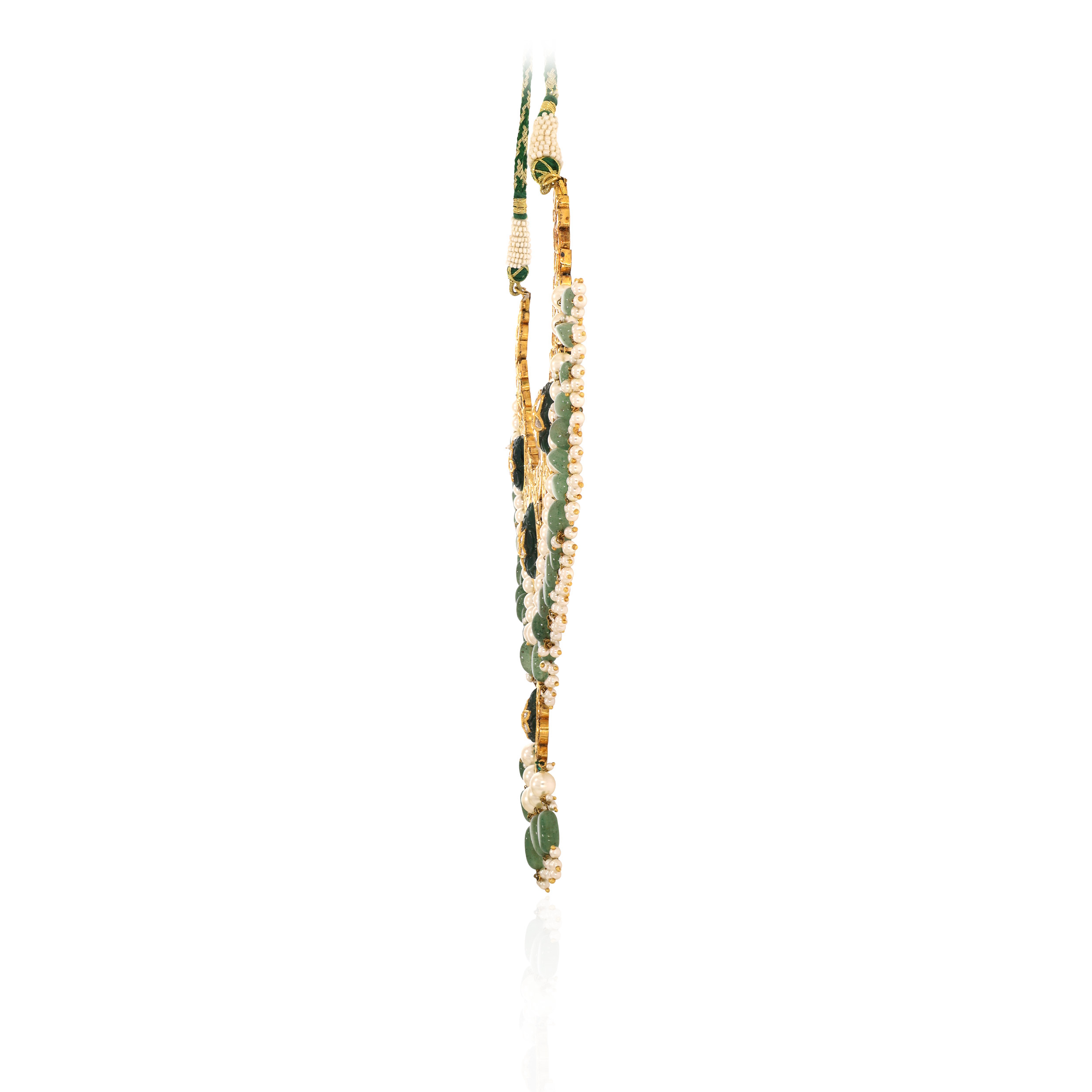 18K Yellow Gold Polki Kundan Necklace-DGN-D000598713 - Senco Gold and Diamonds