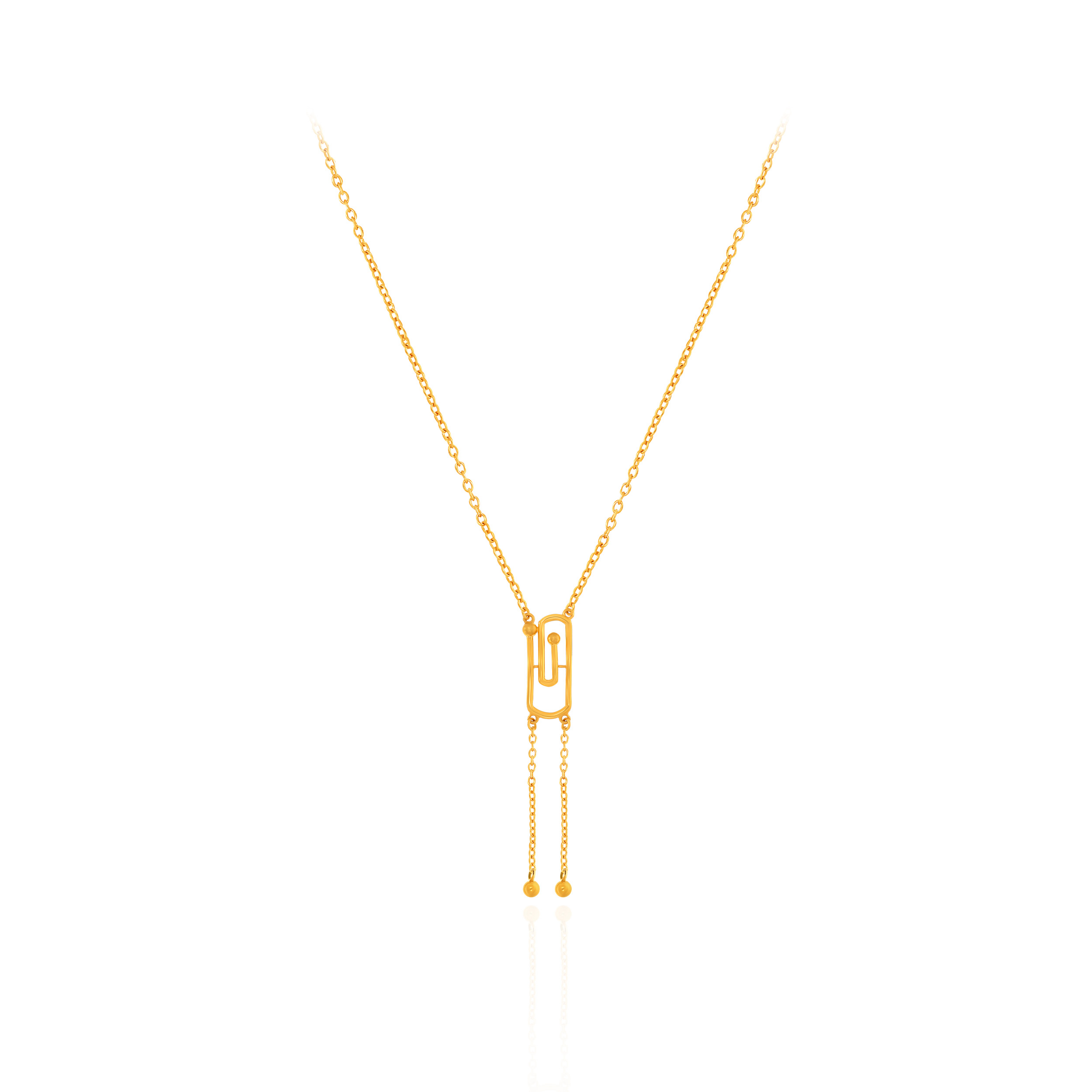 Flow Lariat Gold Necklace - Senco Gold and Diamonds