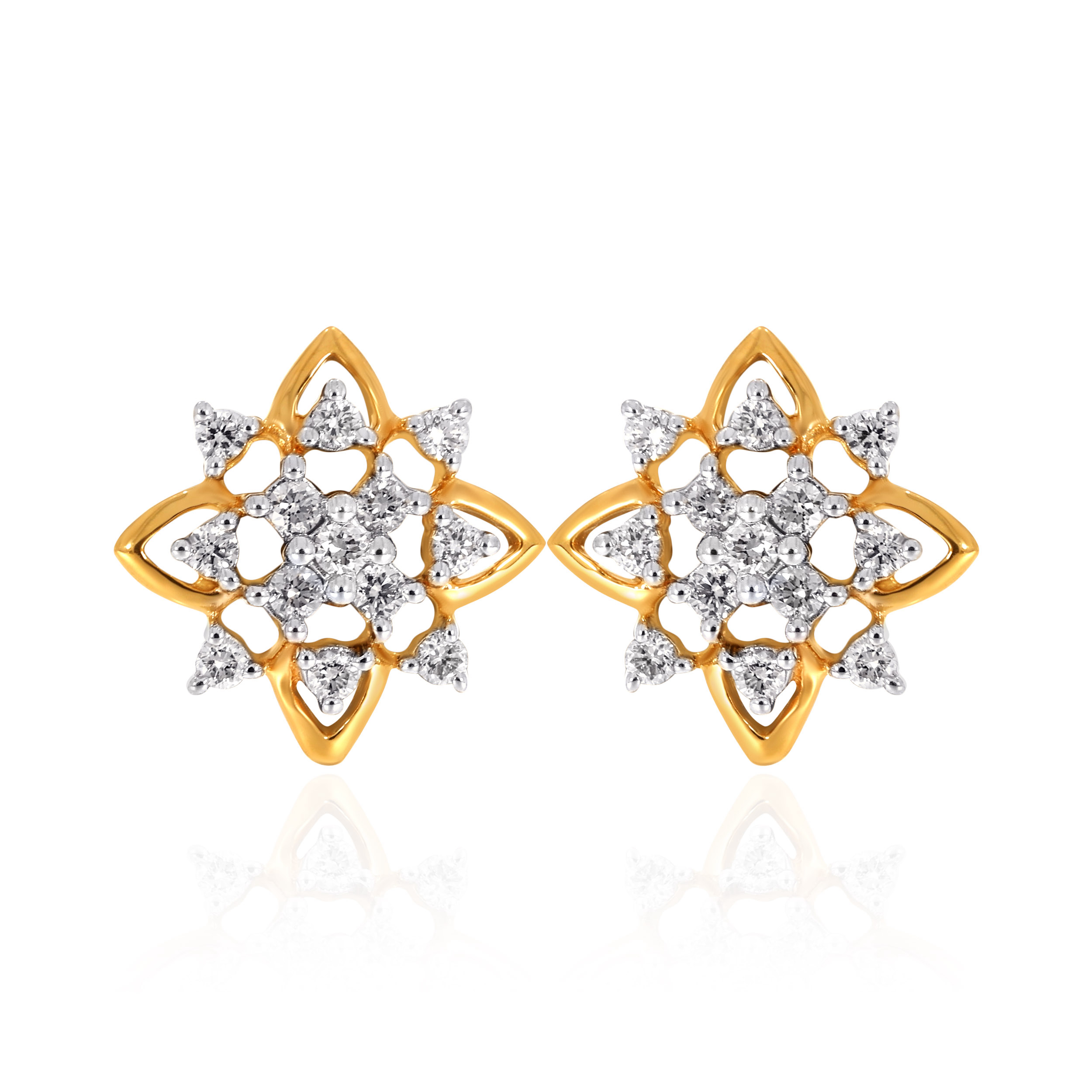 Lustrous Glow Diamond Studs - Senco Gold and Diamonds
