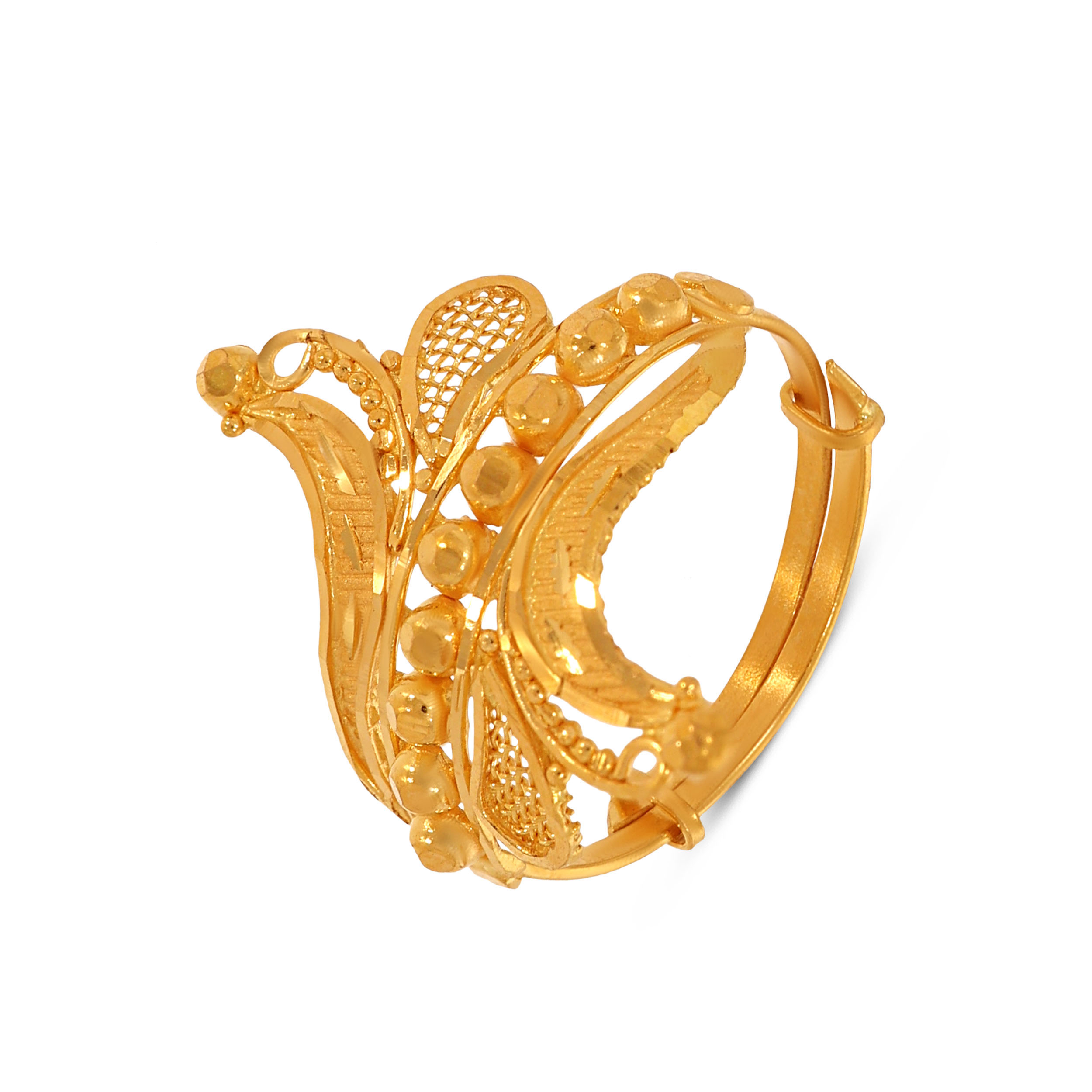 Decorative Detailing Gold Ring - Senco Gold and Diamonds