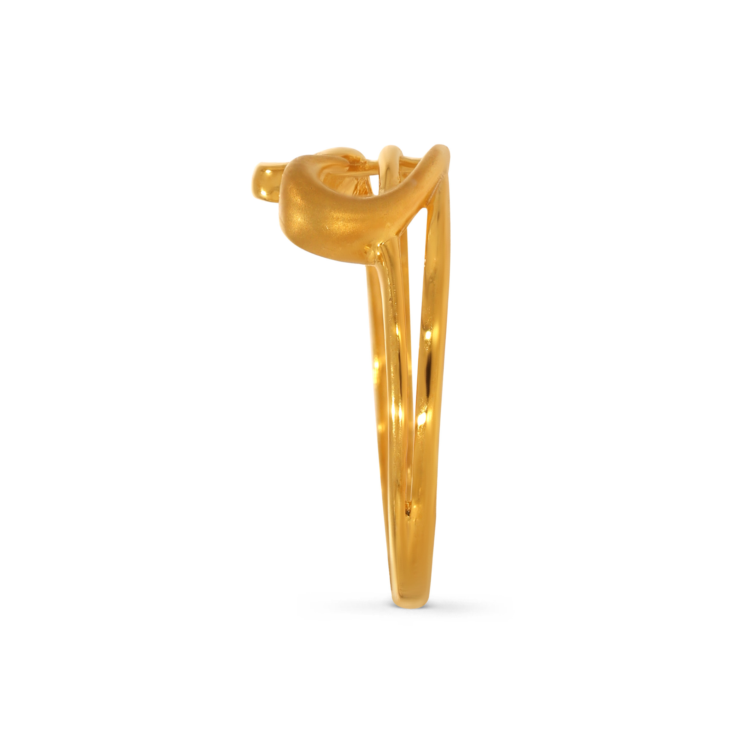 Swirl Contour Gold Ring - Senco Gold and Diamonds