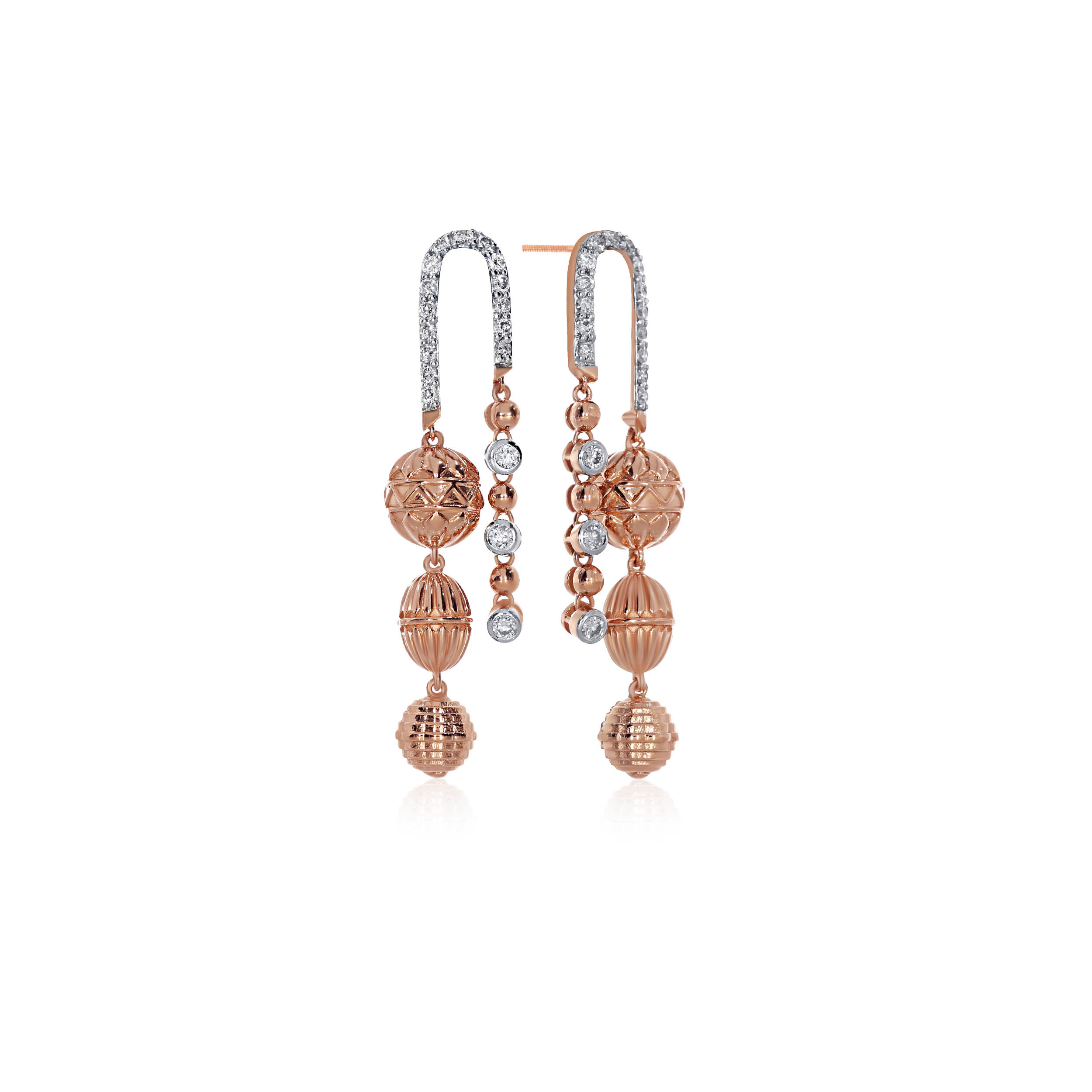 Appealing Art Diamond Earrings - Senco Gold and Diamonds