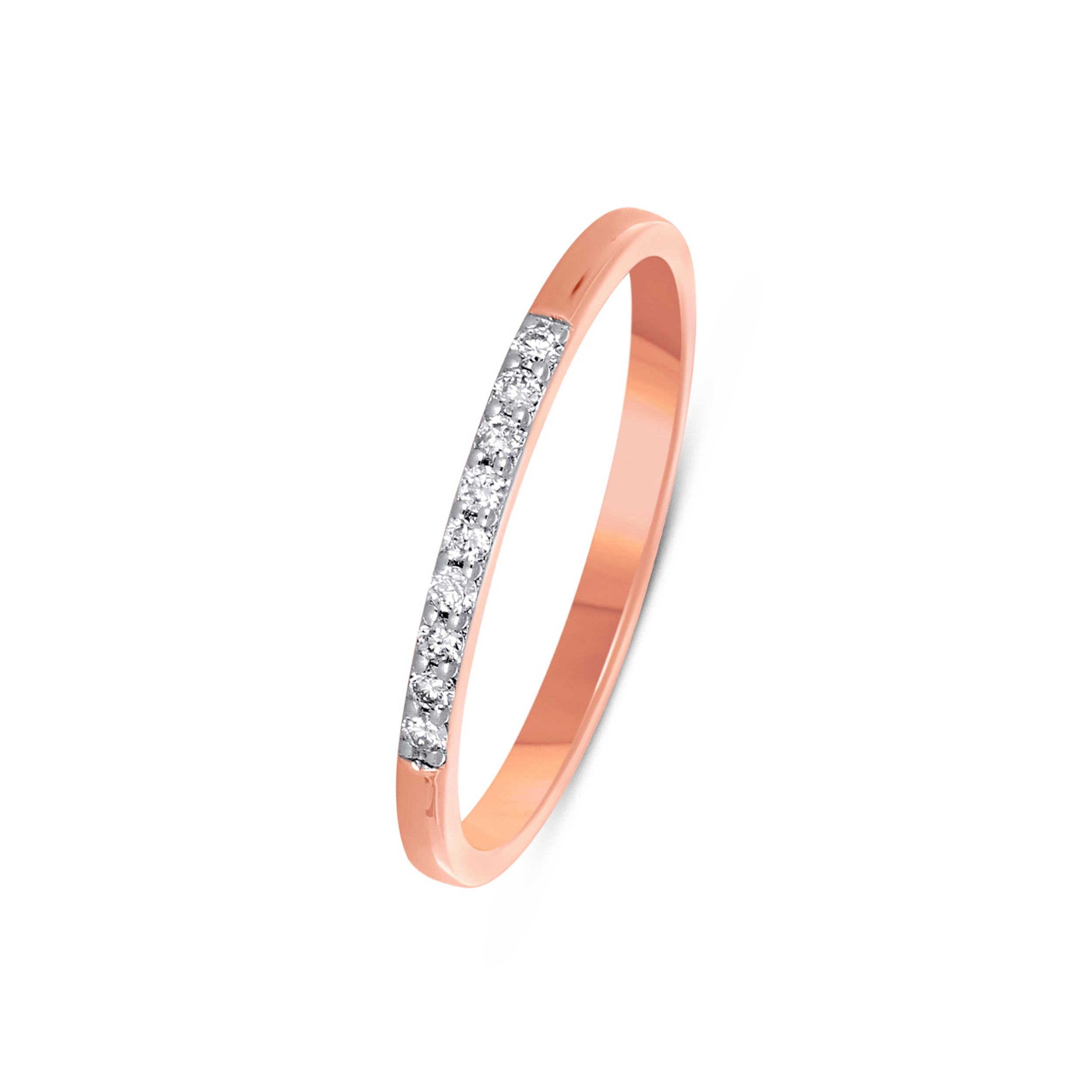 Rosette Embrace Diamond Ring Set - Senco Gold and Diamonds
