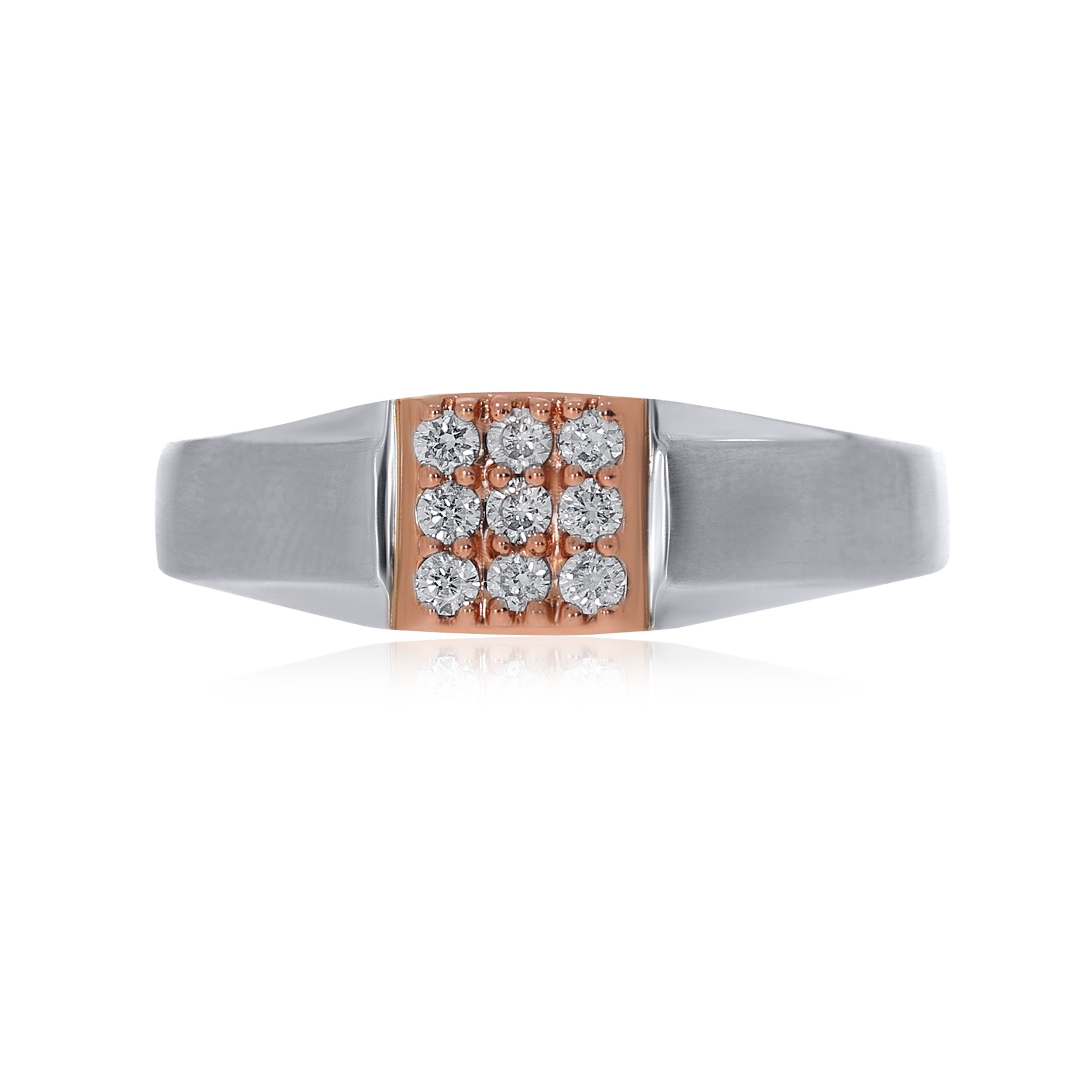 Sparkling Zest Men Platinum Ring - Senco Gold and Diamonds