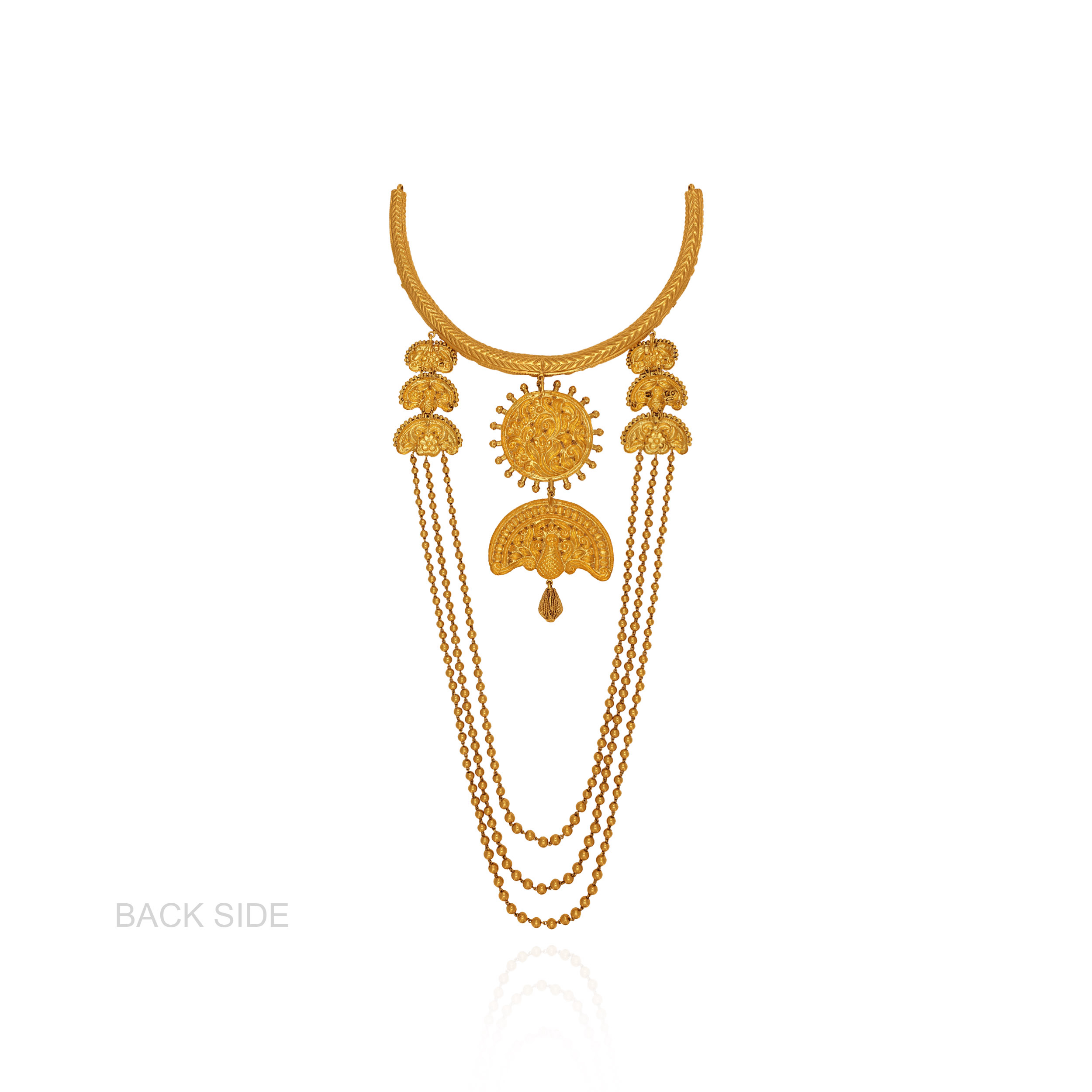 Heritage Bridal Statement Gold Necklace - Senco Gold and Diamonds