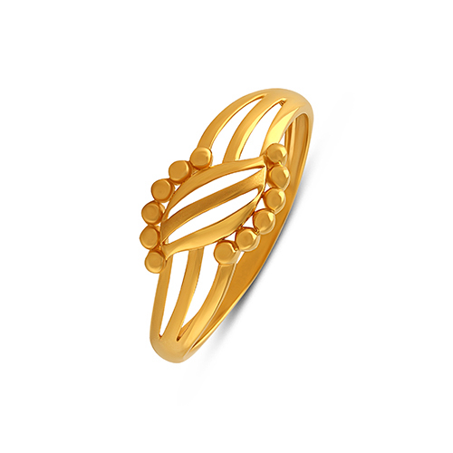 Braided Elegance Gold Ring - Senco Gold and Diamonds