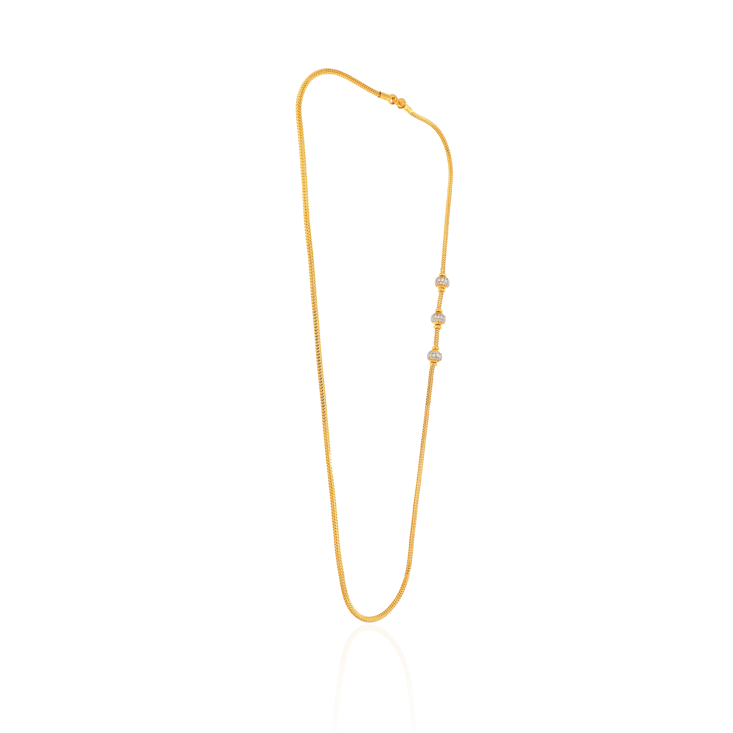 Trio Shine Gold Chain - Senco Gold and Diamonds