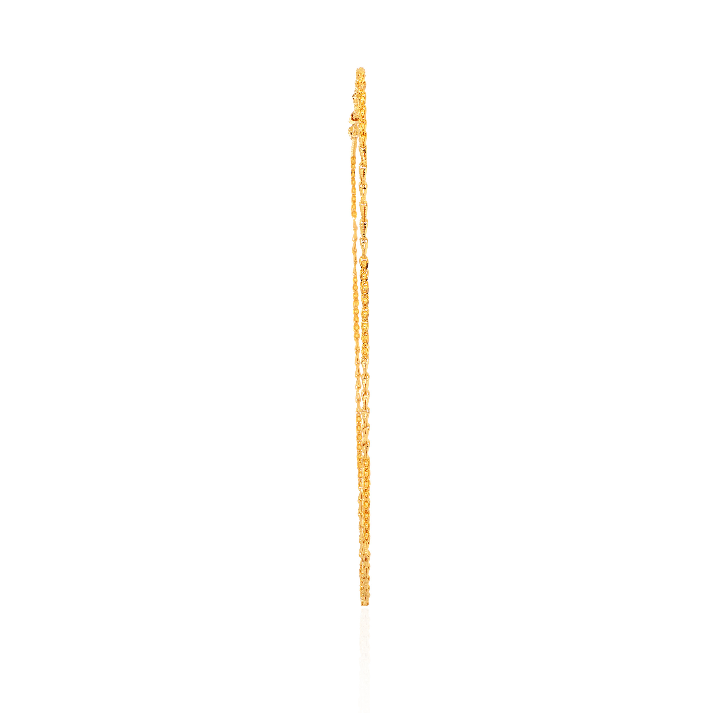Graceful Gleam Unisex Gold Chain - Senco Gold and Diamonds
