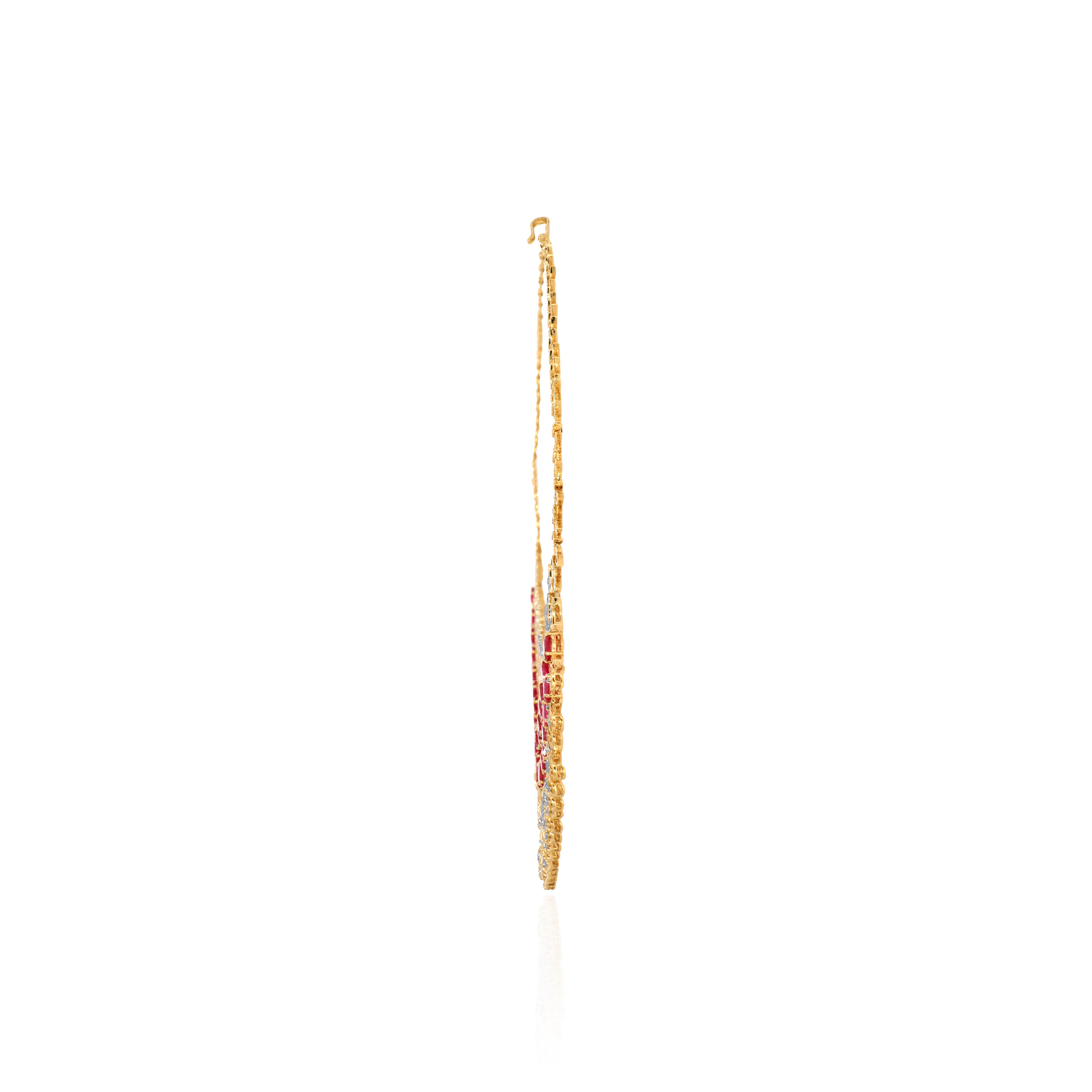 14K Yellow Gold Diamond Necklace-DGN-D000789182 - Senco Gold and Diamonds