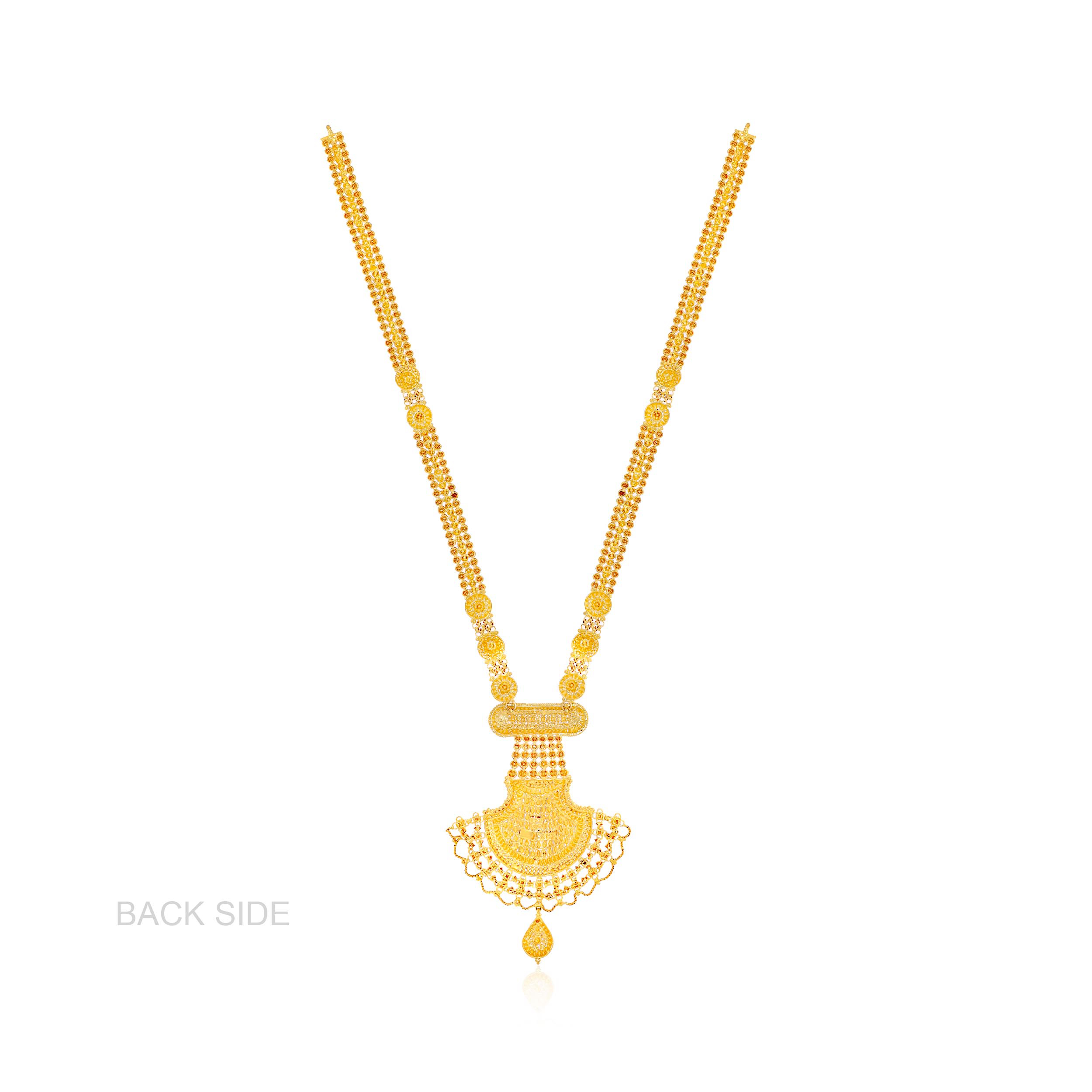 Graceful Heirloom Gold Long Necklace - Senco Gold and Diamonds