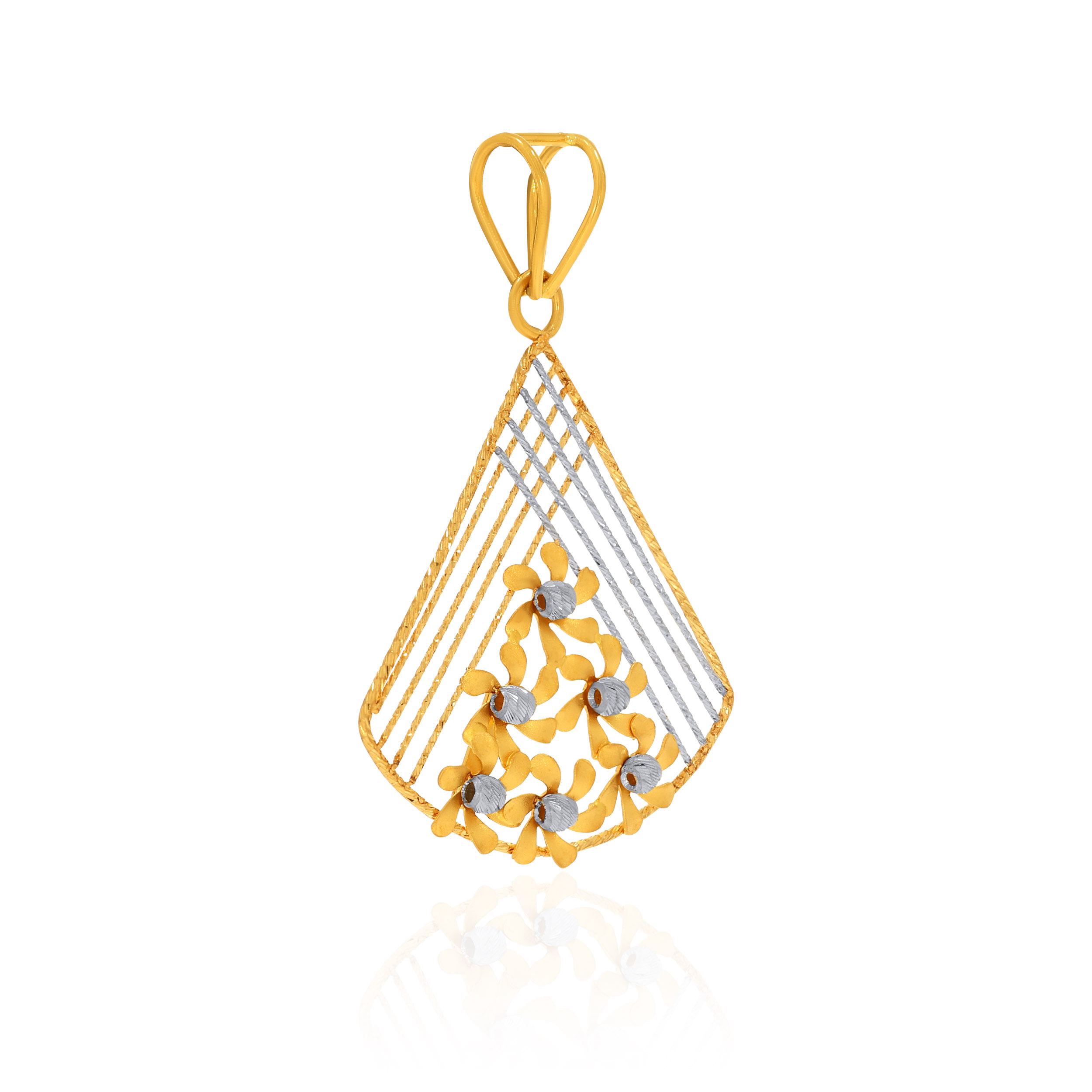 22K Yellow Gold Pendant-GPN-D000717193 - Senco Gold and Diamonds