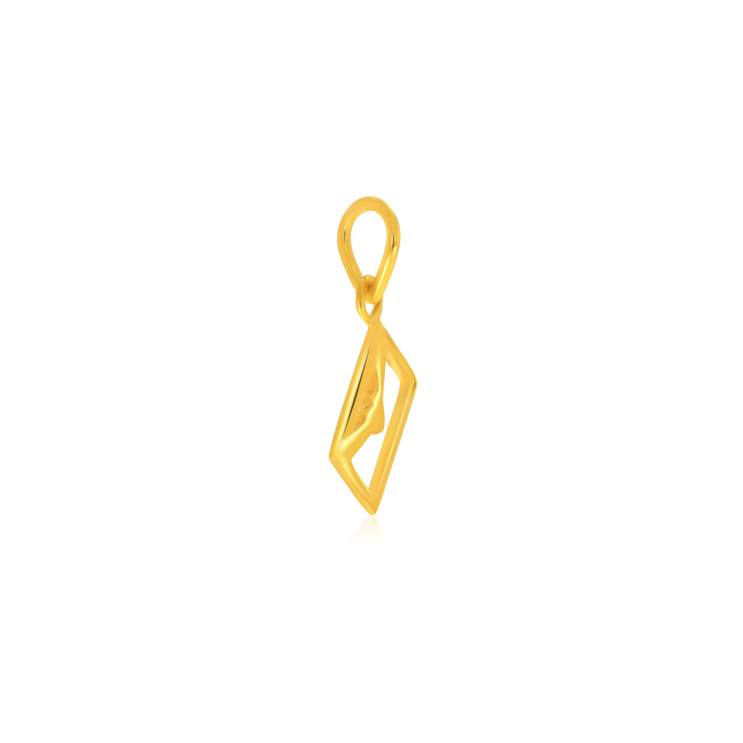 Enveloped Happiness Kids Gold Pendant - Senco Gold and Diamonds