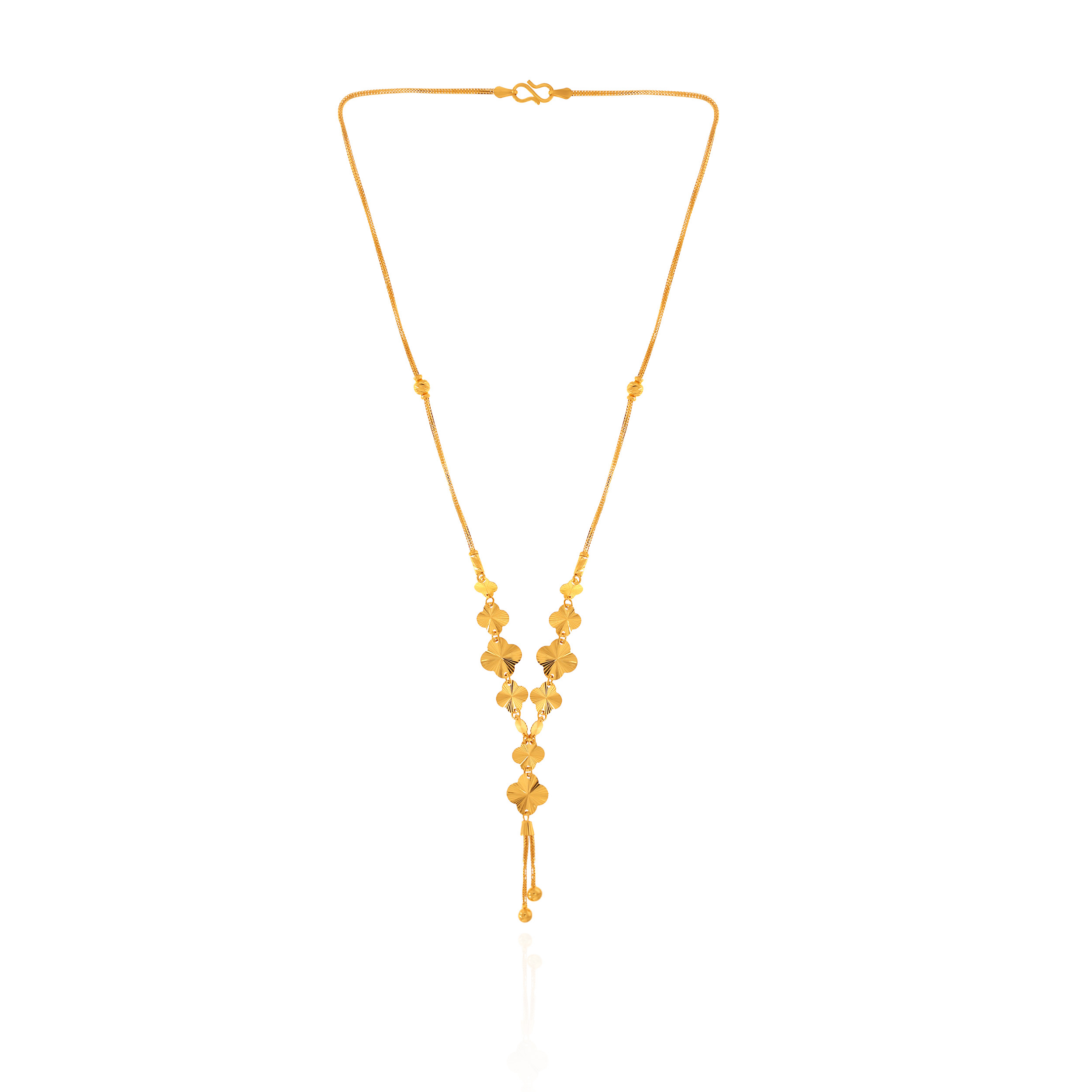 Radiant Flowerfall Gold Chain
 - Senco Gold and Diamonds