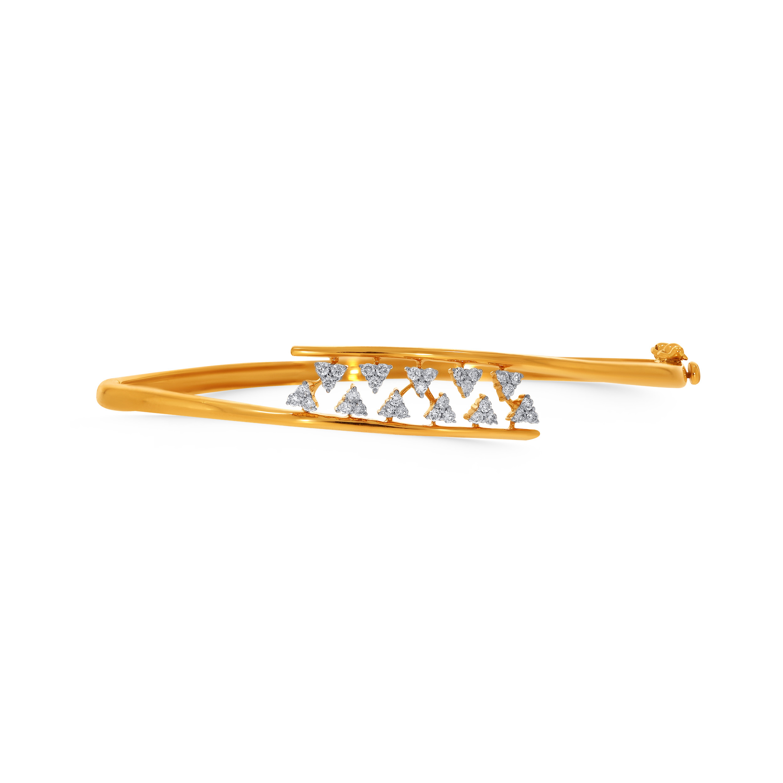 Overlapping Diamond Bracelet - Senco Gold and Diamonds