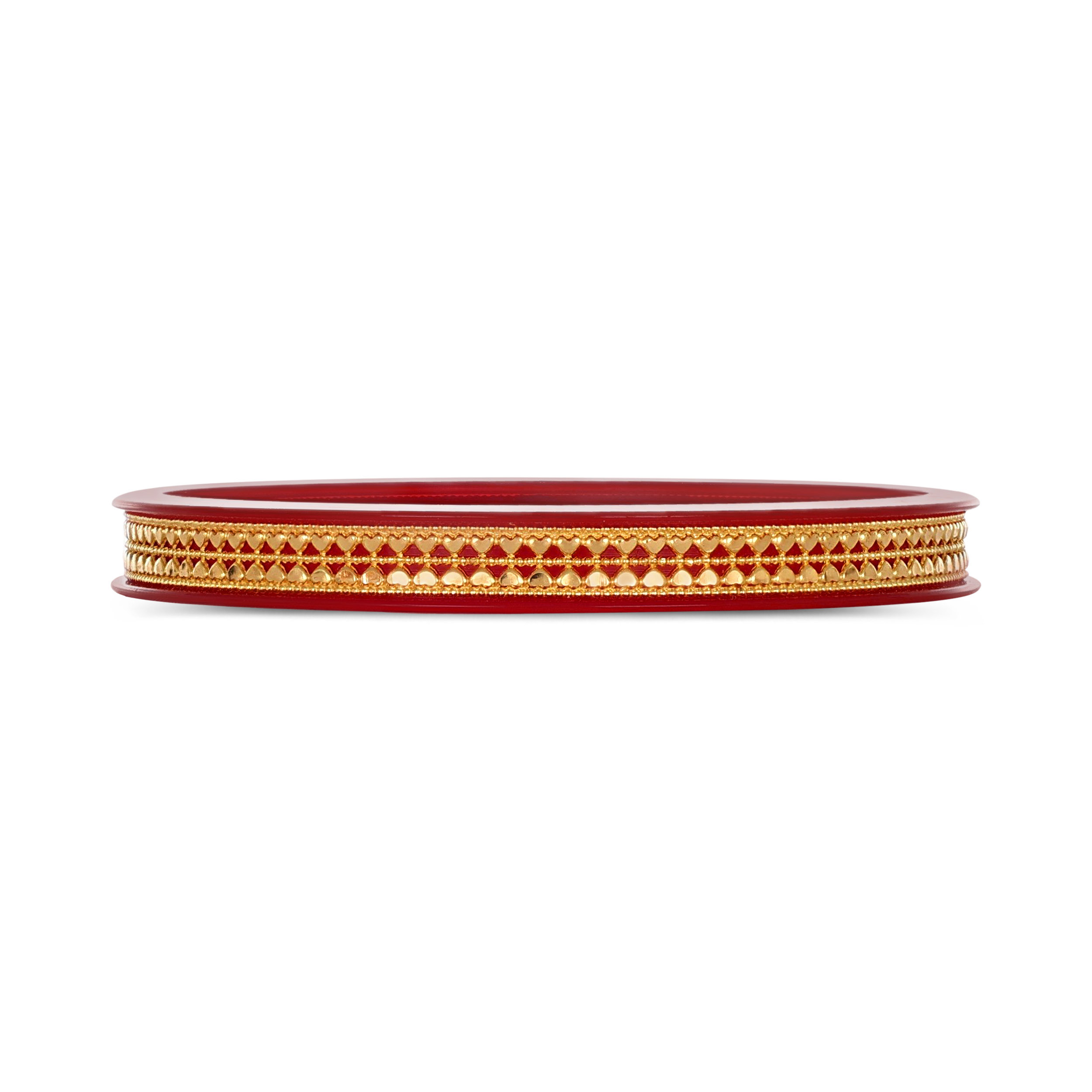 Gilded Lattice Gold Pola Bangle - Senco Gold and Diamonds