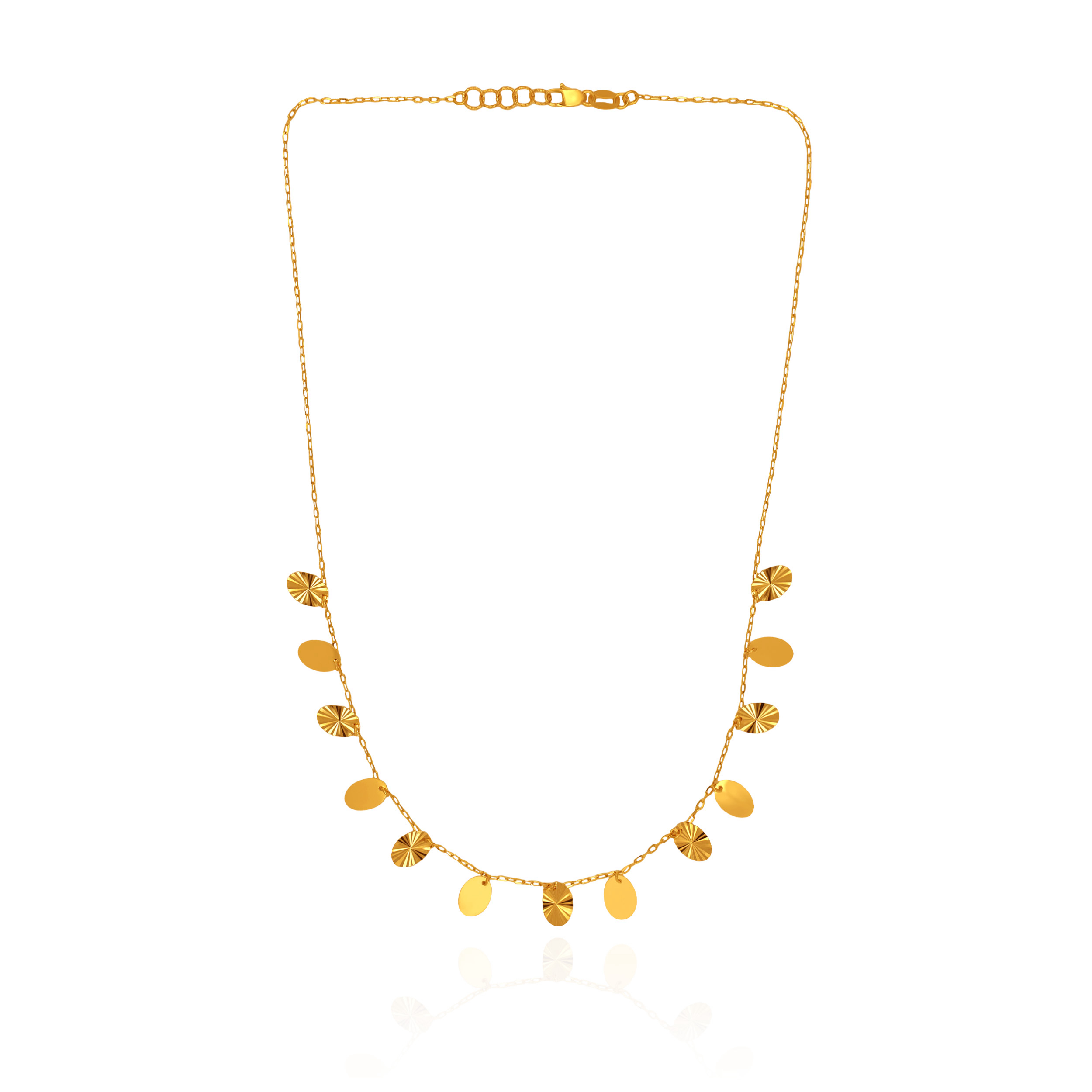 Gleaming Oval Gold Chain - Senco Gold and Diamonds